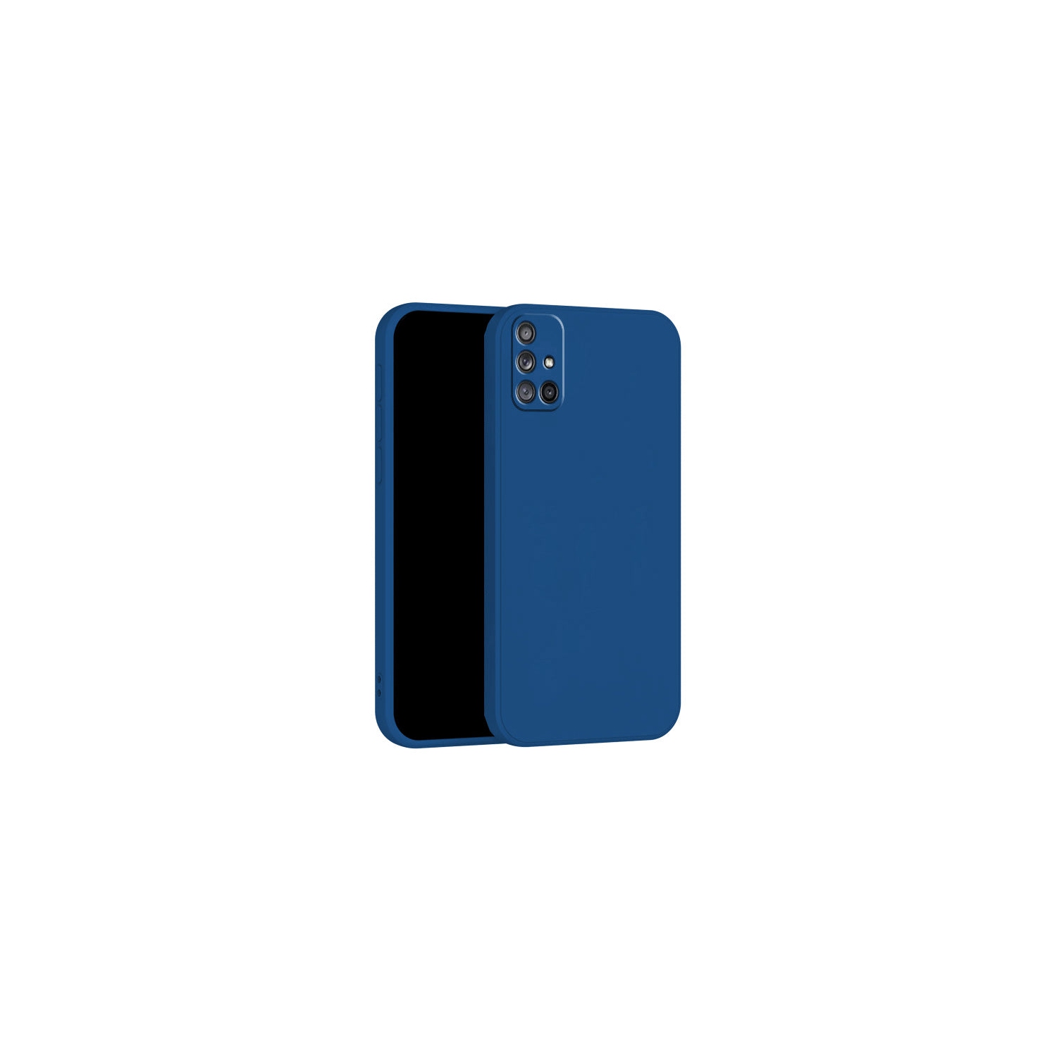 PANDACO Soft Shell Matte Navy Case for Samsung Galaxy A51 4G