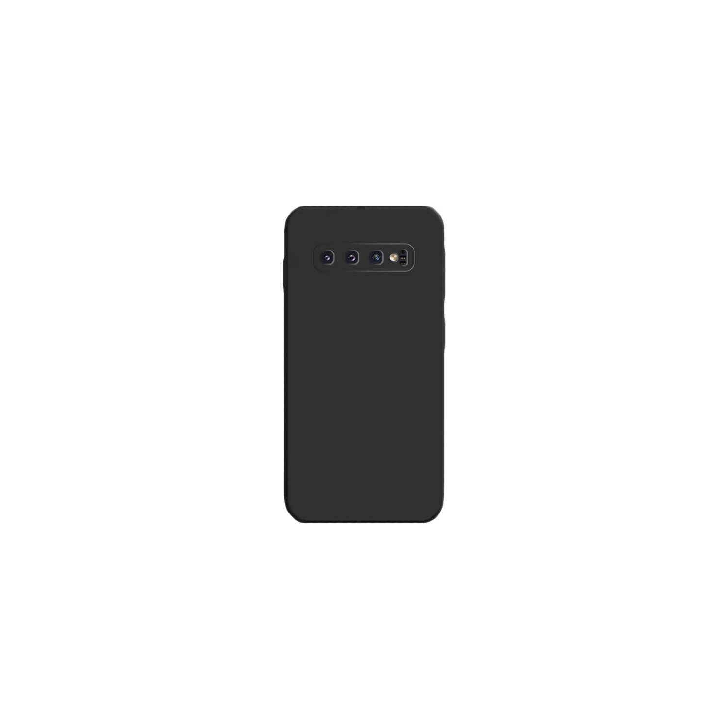 PANDACO Soft Shell Matte Black Case for Samsung Galaxy S10