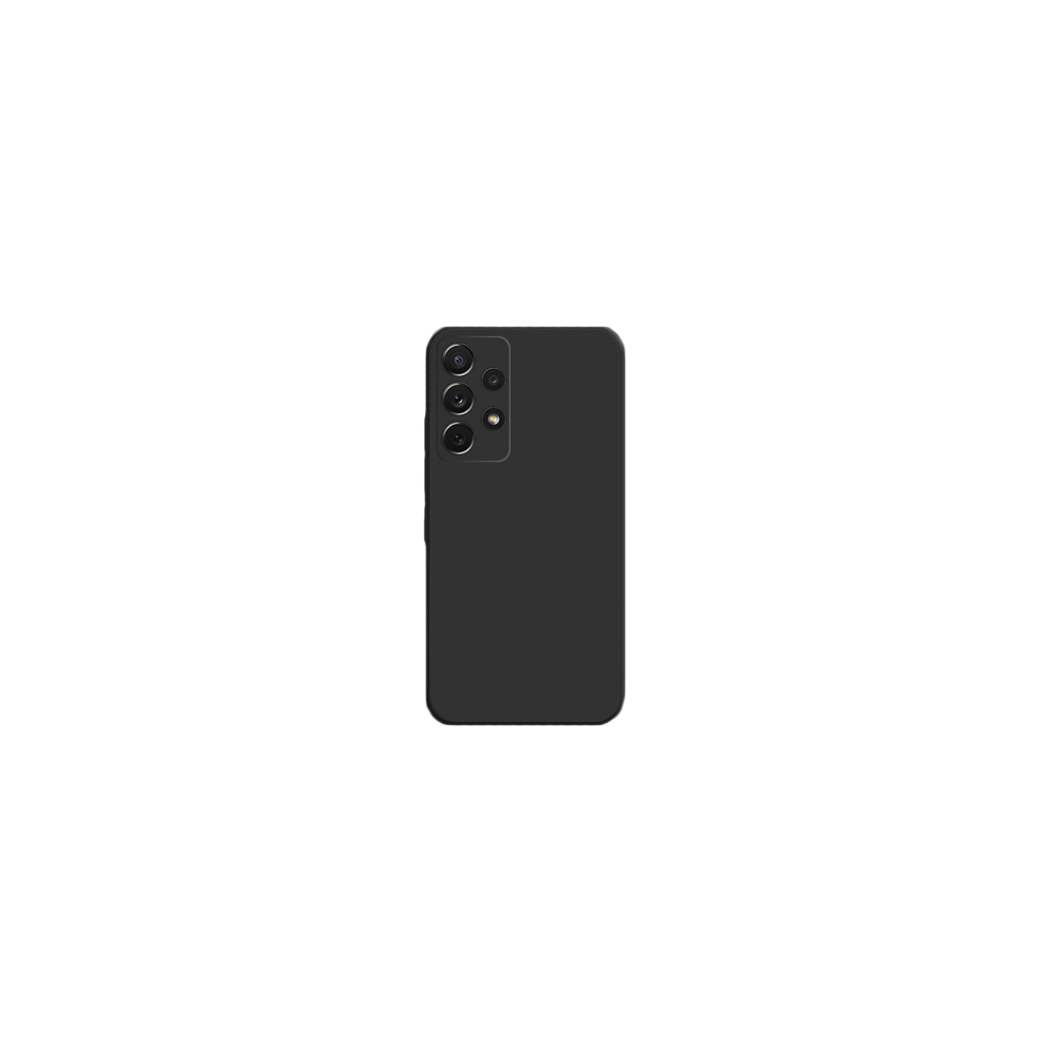 PANDACO Soft Shell Matte Black Case for Samsung Galaxy A52