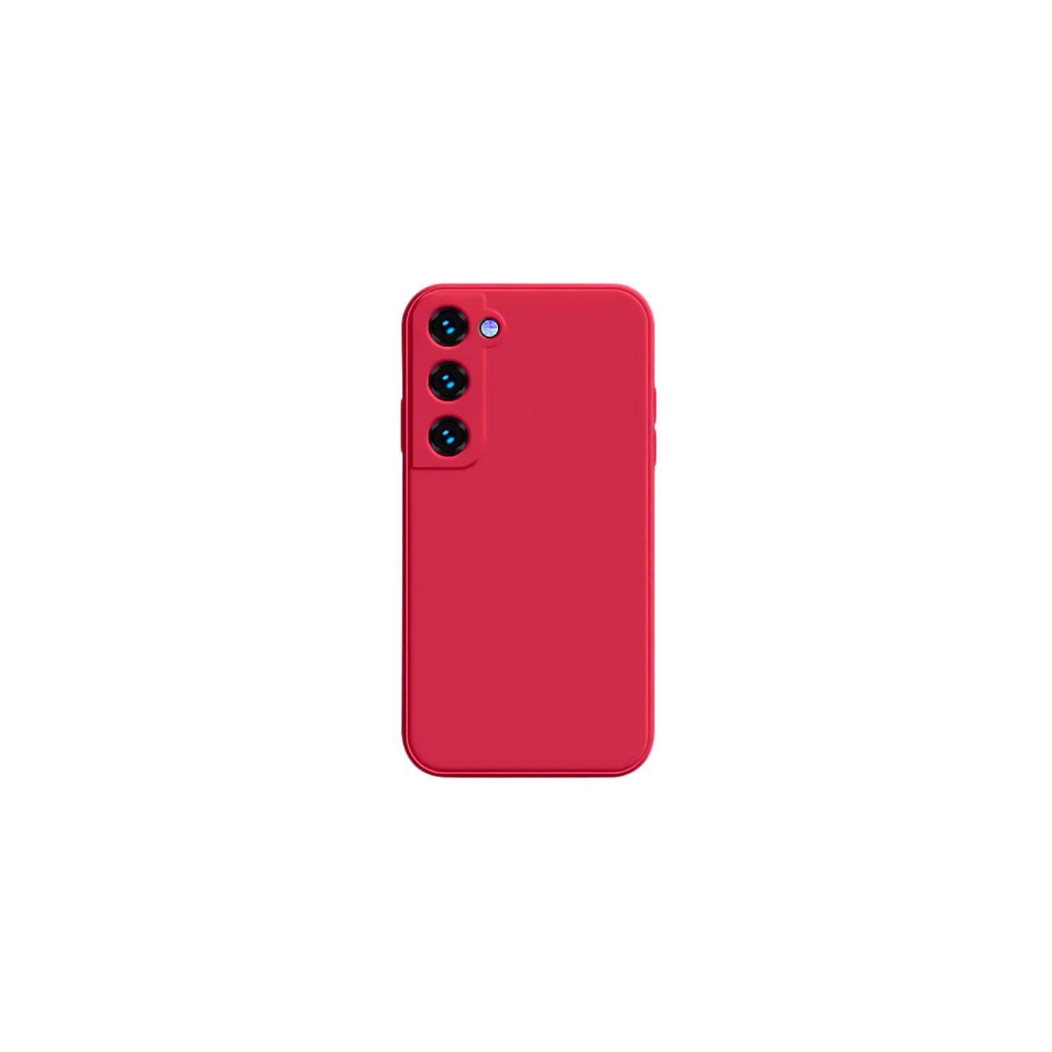 PANDACO Soft Shell Matte Red Case for Samsung Galaxy S21+