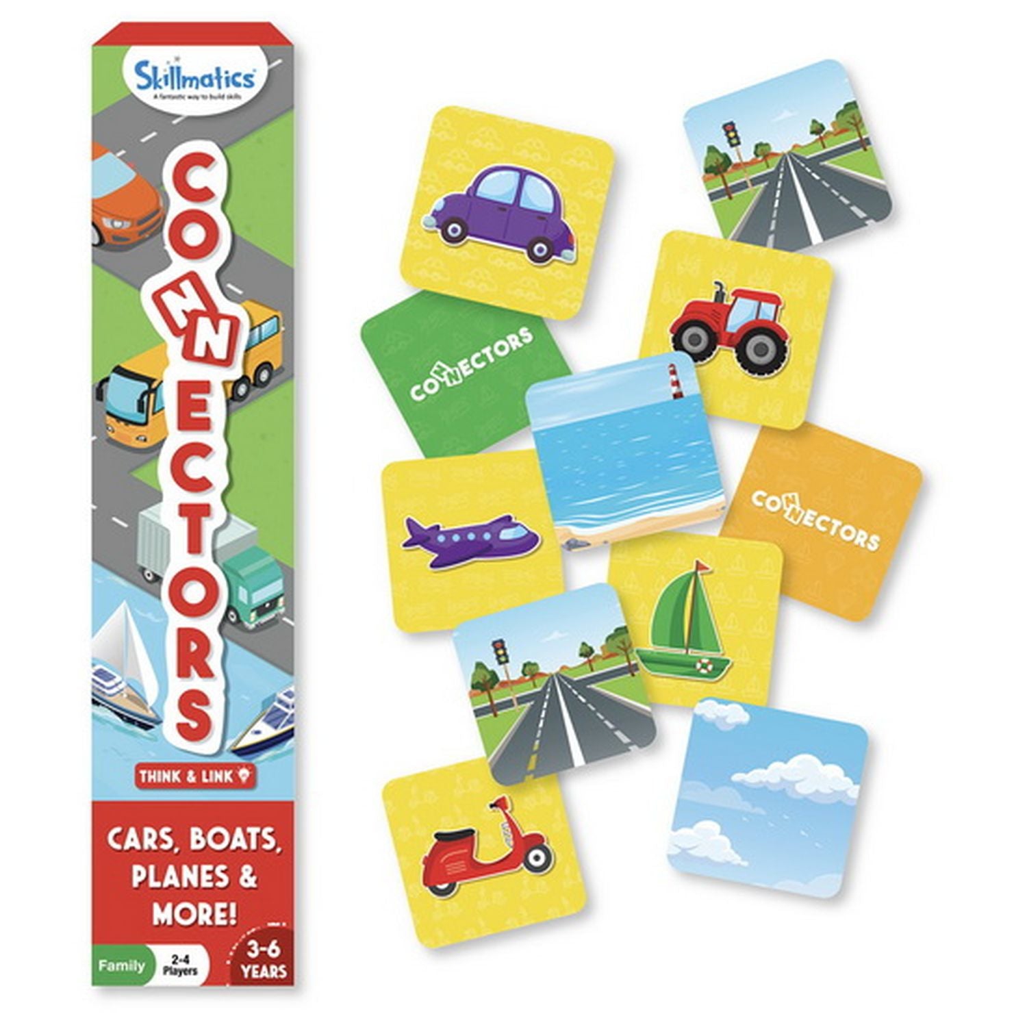 Skillmatics - Connectors - Cars, Boats, Planes & More