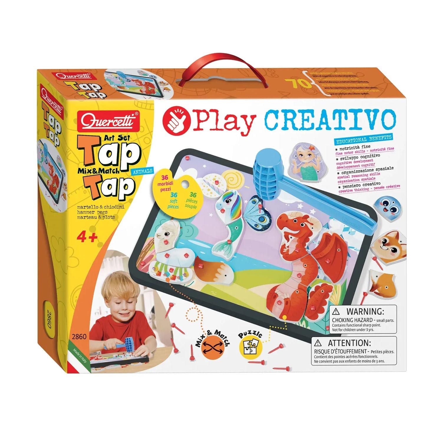 Quercetti - Tap Tap - Art Set Animals