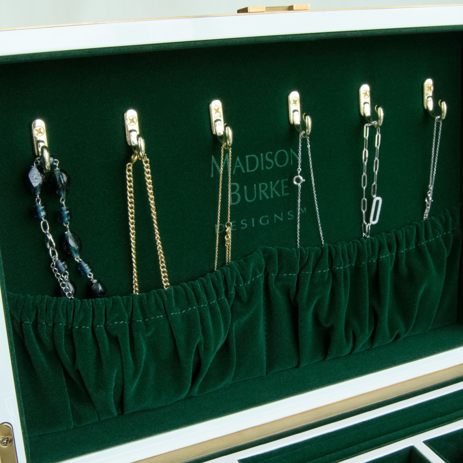 Mele and Co Madison Burke London Lacquer Jewellery Box