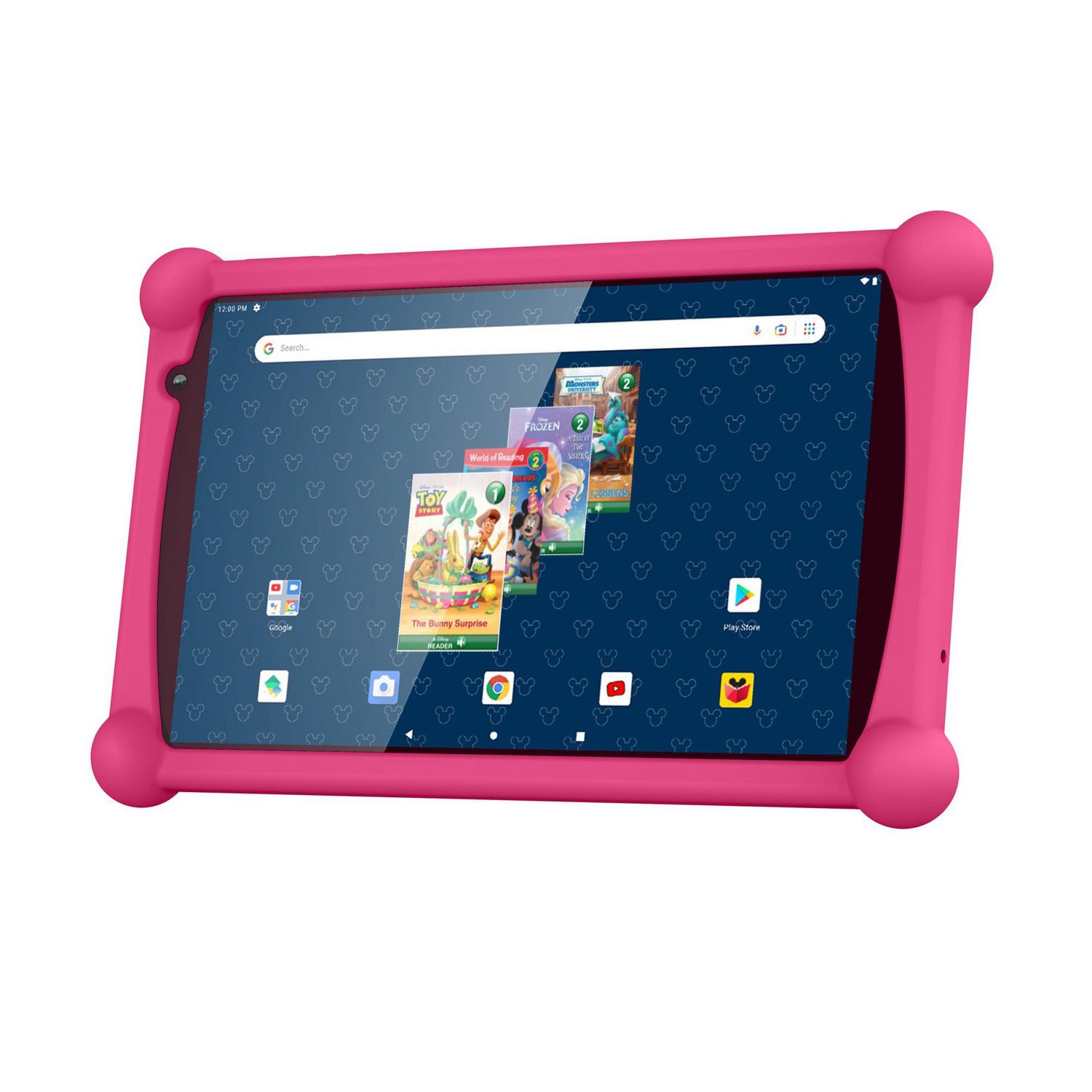 Ensemble tablette Android HD de 7 po Disney ST7160DBL Smartab de Remis à neuf avec écouteurs et étui protecteur rose