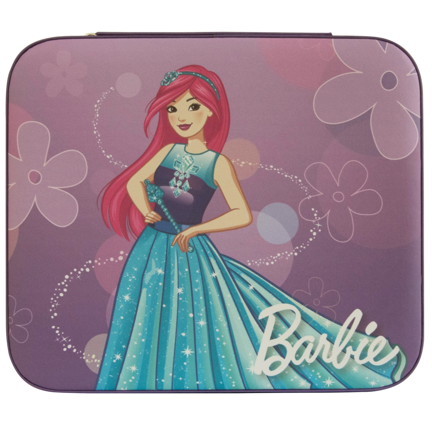 Coffret à bijoux de voyage en cuir végétalien Barbie Heart de Gunther Mele et Co