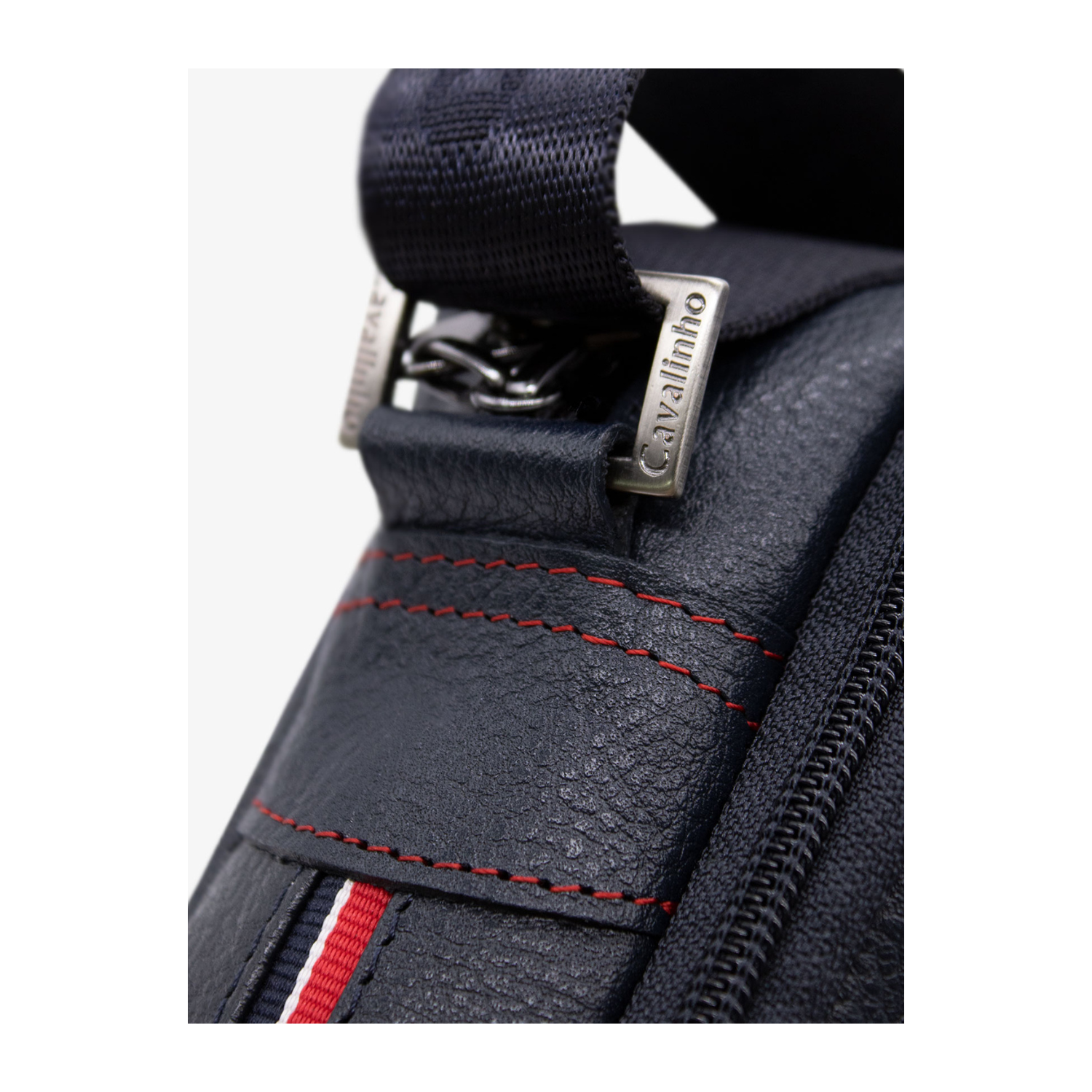 Sac à bandoulière en cuir Sailor Traveler de Cavalinho - Bleu marine