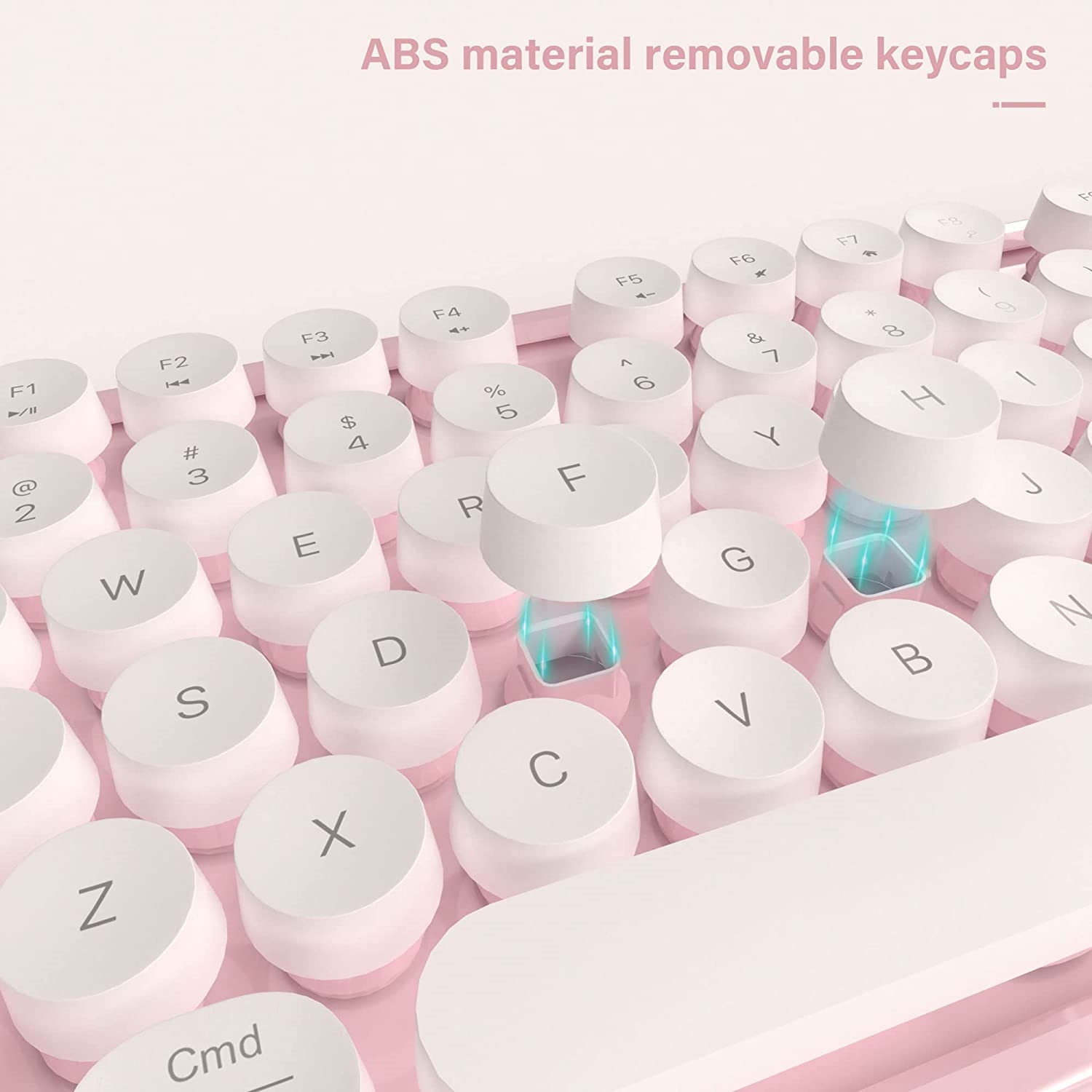 NIERBO 2.4G USB Ergonomic Wireless Keyboard and Mouse Combo for Computer, Laptop, PC Desktops