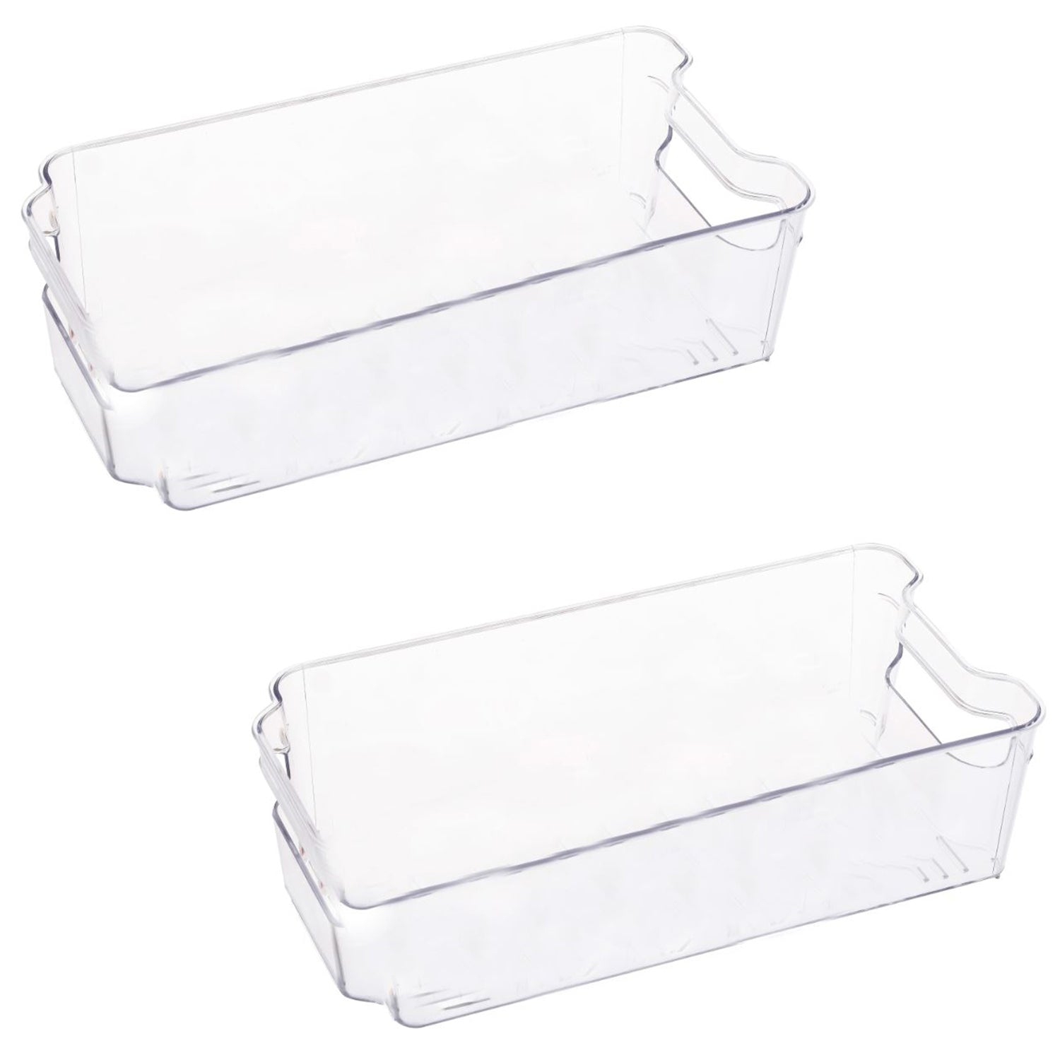 Jessar - Set of 2 Fridge or Freezer Storage Organizers, 31.5 X 15.5 X 9cm