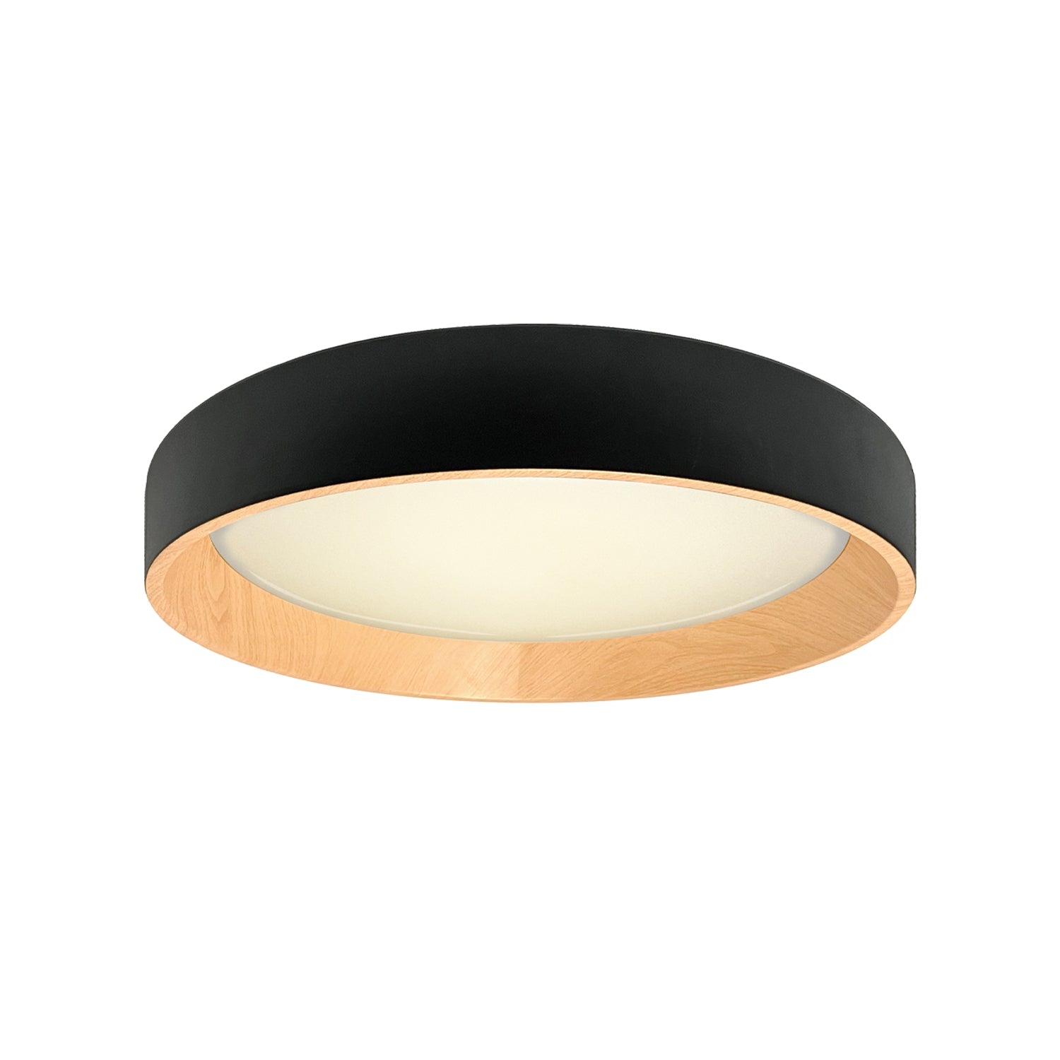 Xtricity - Ceiling Light with Integrated LED, 19.7" Diameter, From the York Collection, Black