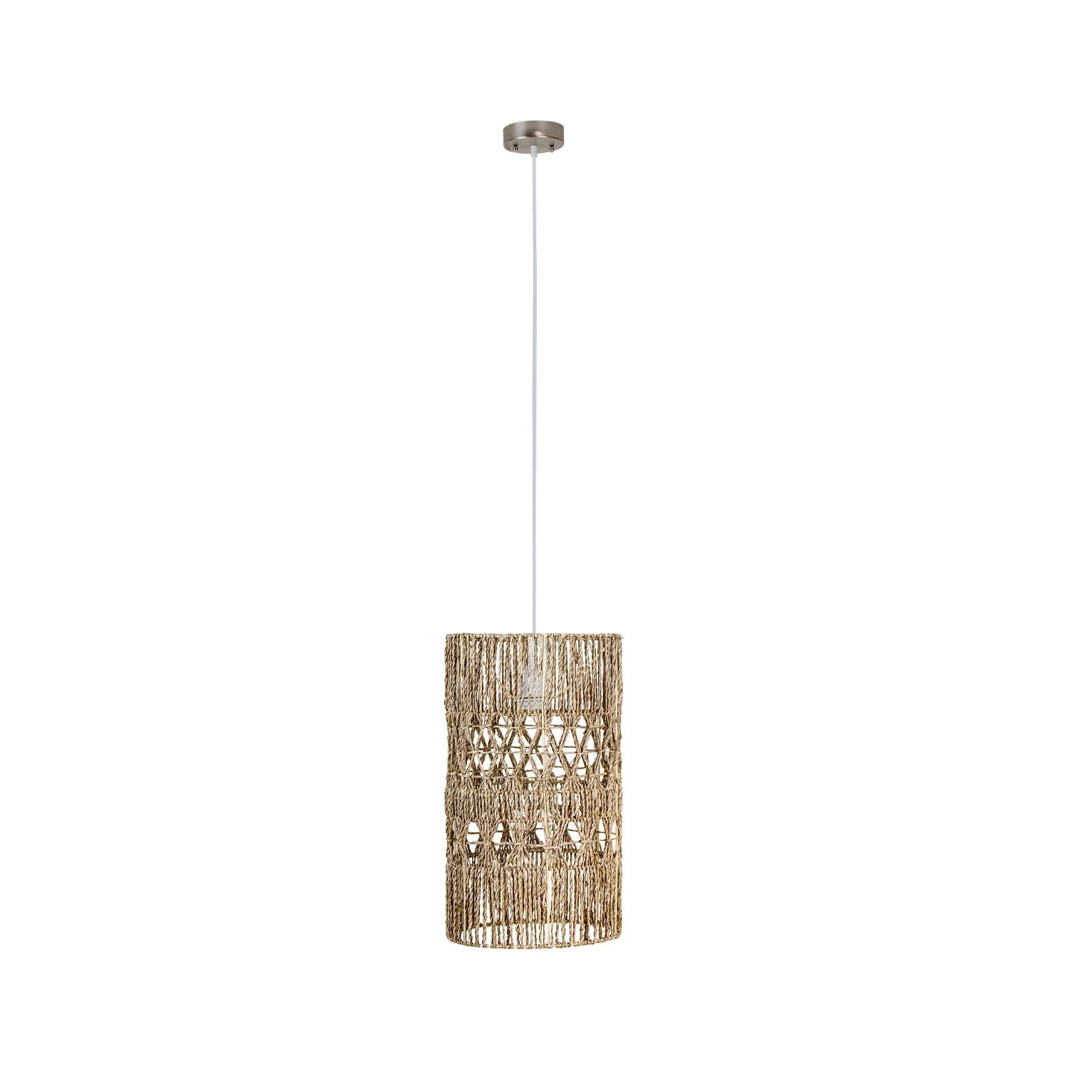 Xtricity - Pendant, 9.84" Width, From the Kampala Collection, Beige