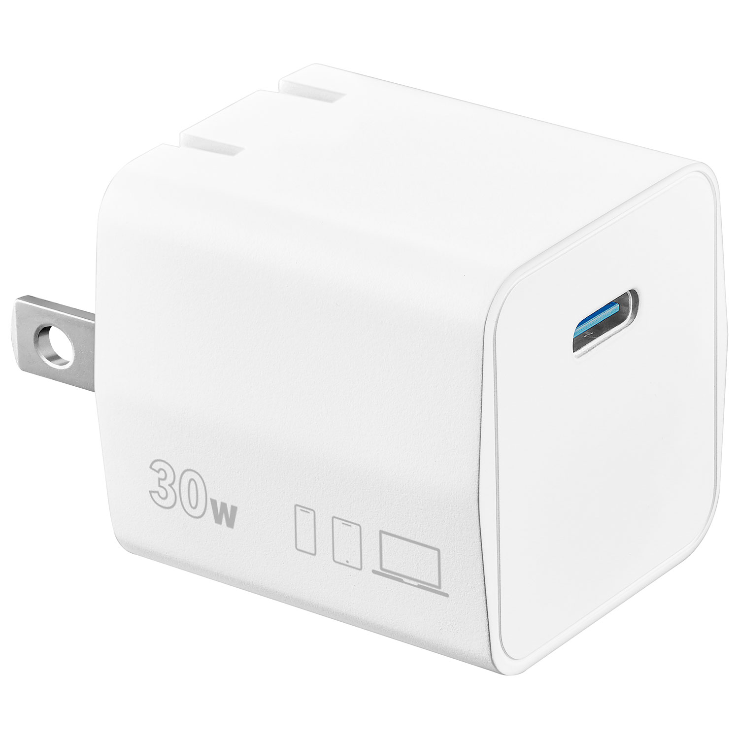Chargeur mural USB-C de 30 W d'Insignia - Blanc - Exclusivité Best Buy