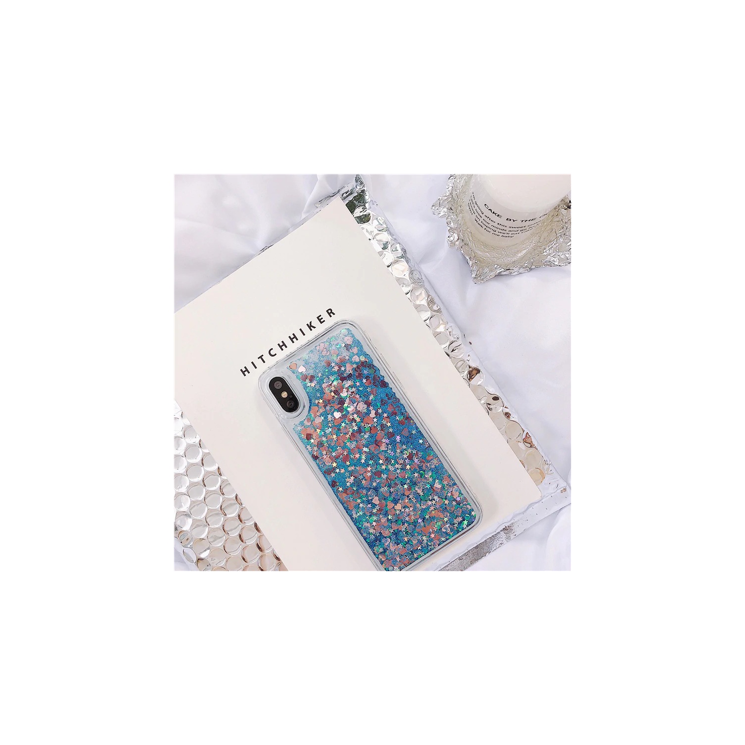 Étui antichoc et souple Flower liquide pour Galaxy A50 de Samsung