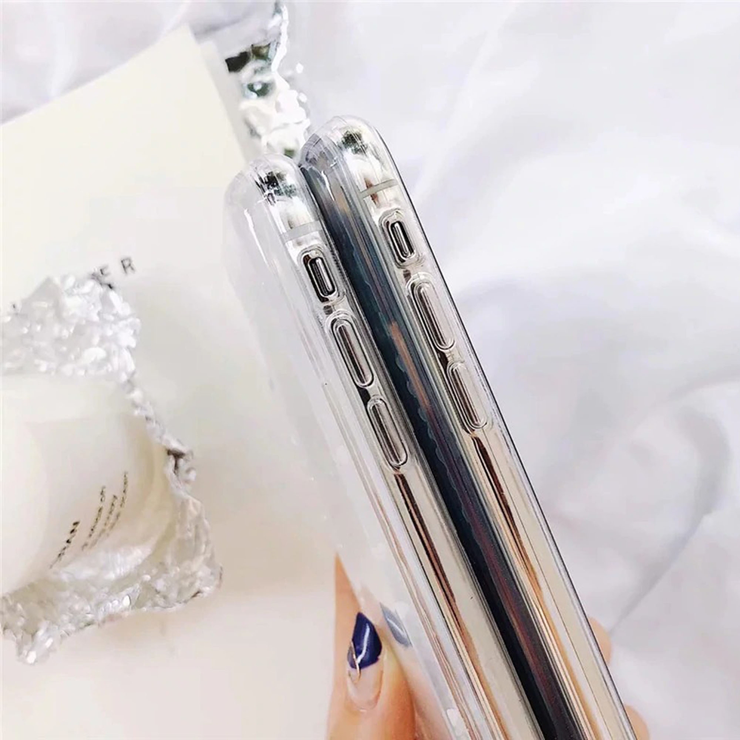 Étui antichoc et souple Flower liquide pour Galaxy A50 de Samsung