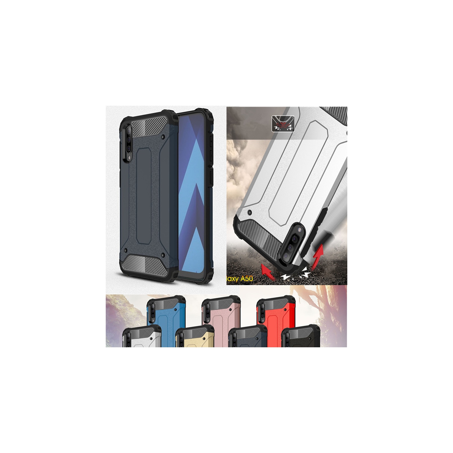 Étui robuste pour Galaxy A50 de Samsung