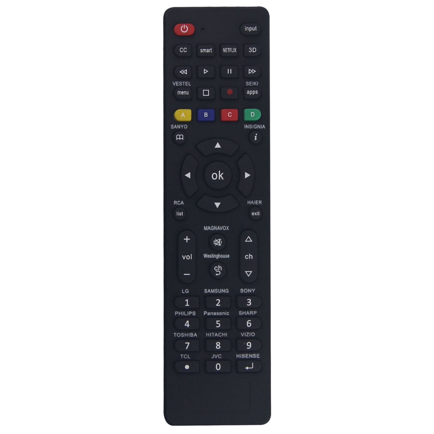 Télécommande universelle ACL/DEL pour Sony/Samsung/Panasonic/LG/TCL/Soniq CA