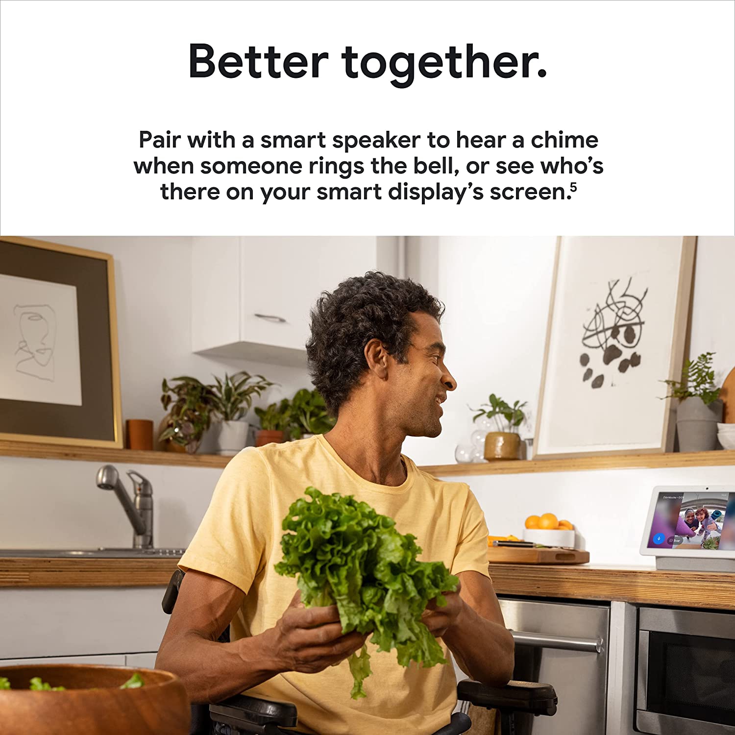 Google Nest Doorbell - Wireless Doorbell Camera - Video Doorbell - Snow - GA01318-US