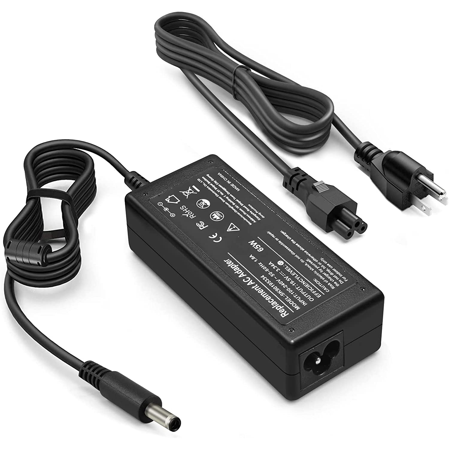 Stroudtech 65W 4.5*3.0mm Laptop Charger for Dell Inspiron 15 3000 5000 5100 7000 11 3000 3147 Series 3583 5555 5558 5559 5578 5758 5755