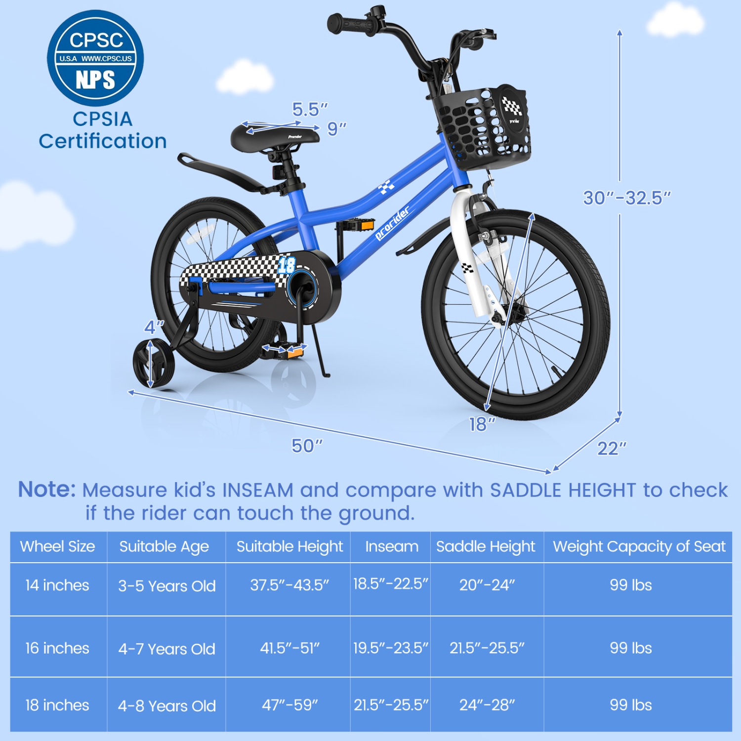 B-bike 18インチ Costway 18