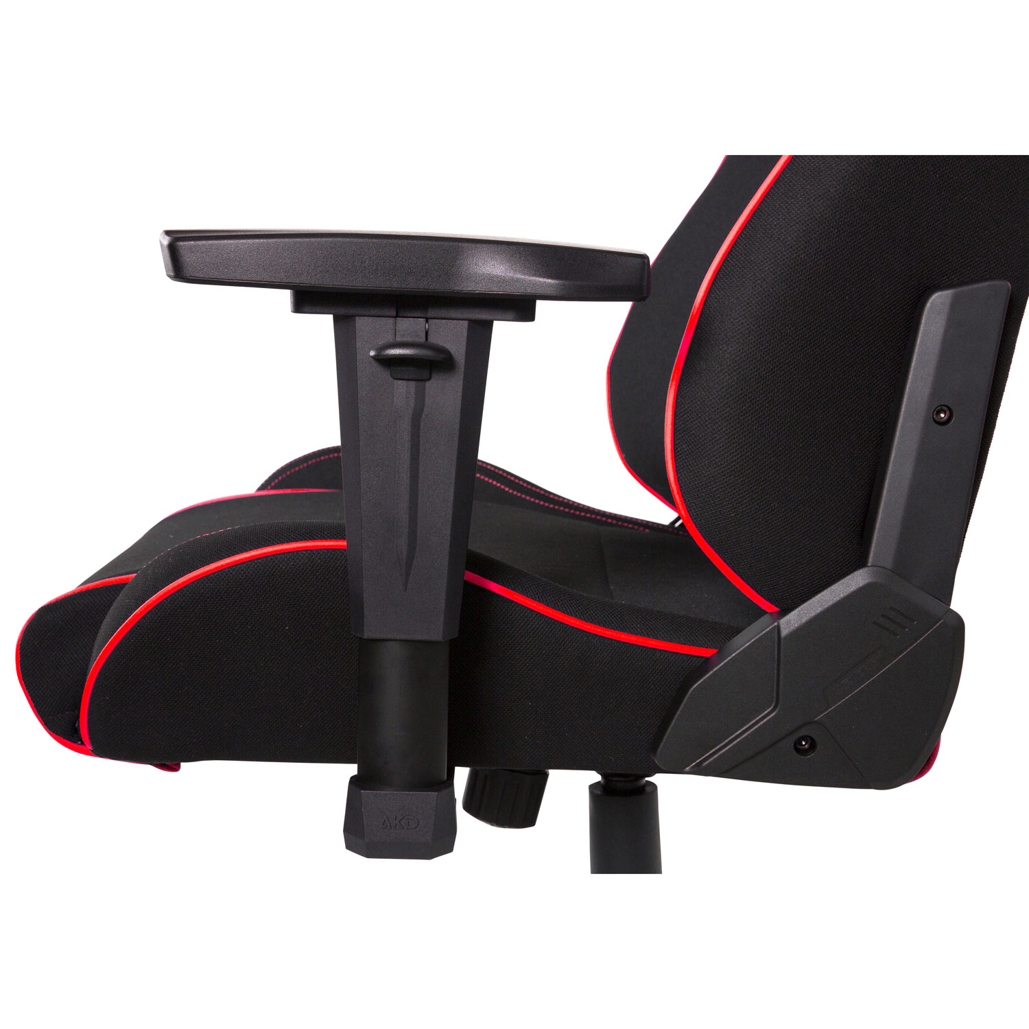 Fauteuil de jeu ergonomique en tissu Core EX-Wide d'AKRacing - Noir/Rouge