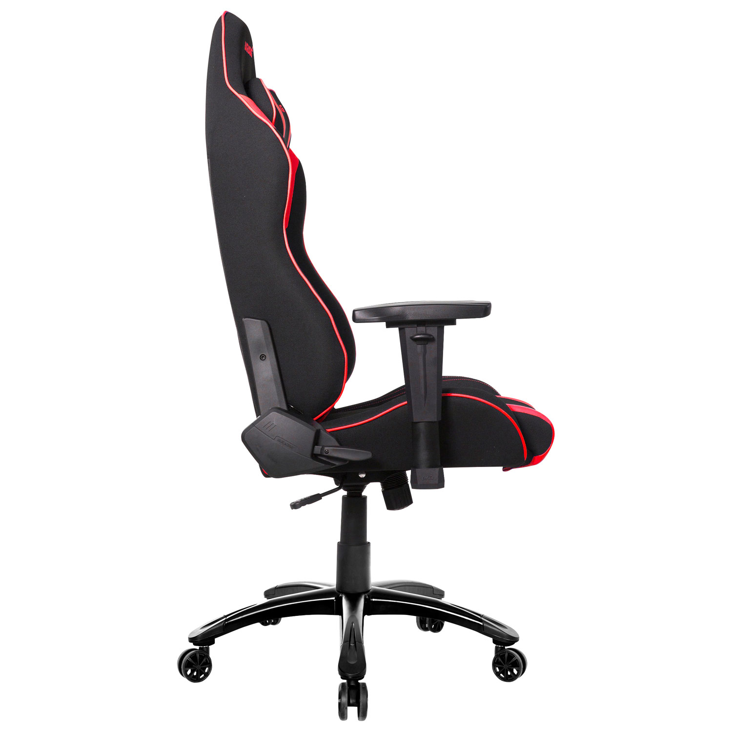 Fauteuil de jeu ergonomique en tissu Core EX-Wide d'AKRacing - Noir/Rouge
