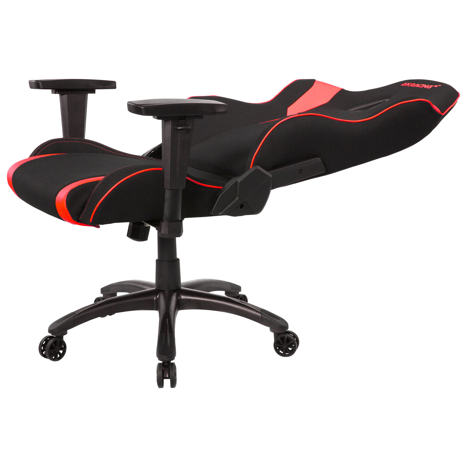 Fauteuil de jeu ergonomique en tissu Core EX-Wide d'AKRacing - Noir/Rouge
