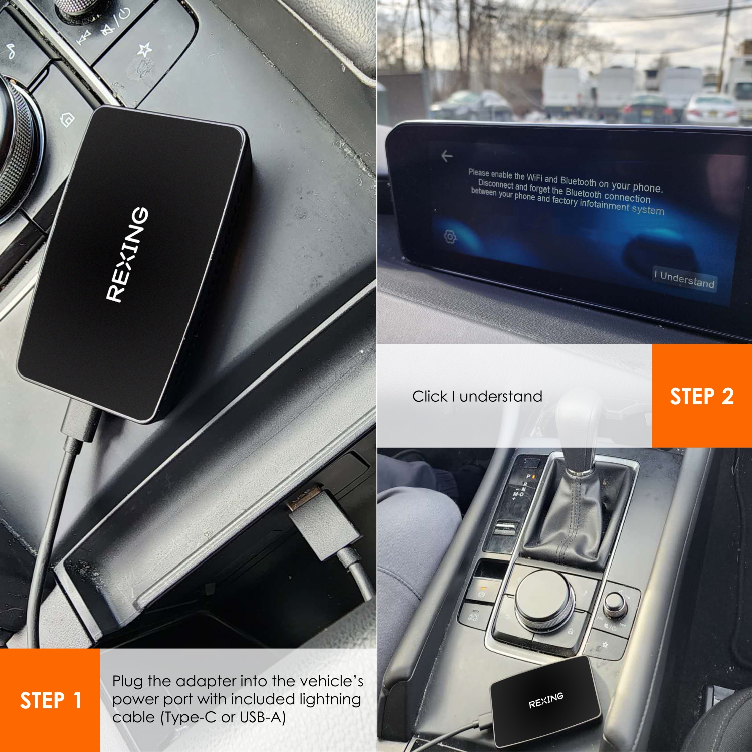 Adaptateur de récepteur Carplay sans fil Apple Iphone Bluetooth Car  Navigation Usb Adaptateurs