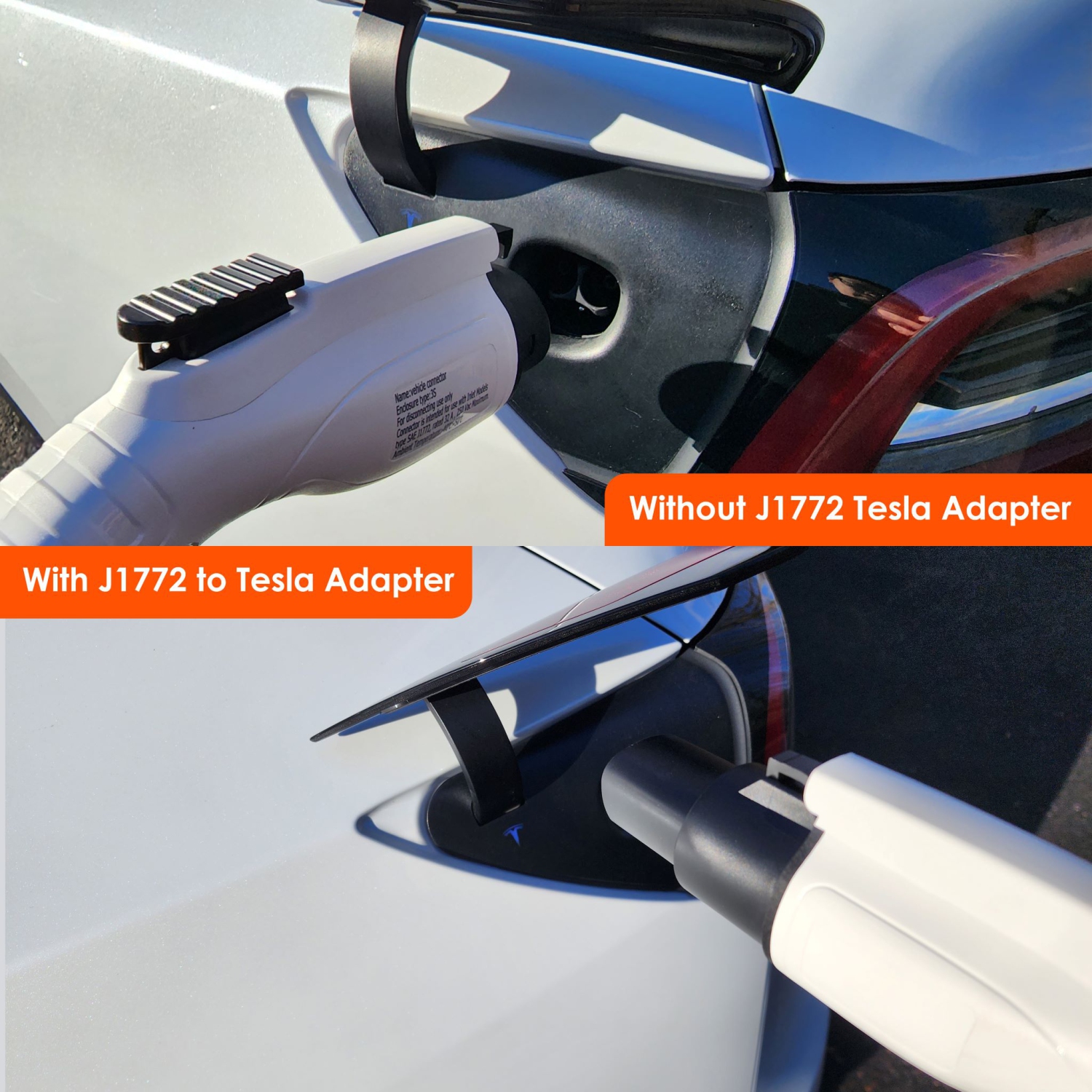 Adaptateur de chargement J1772 à Tesla de Rexing