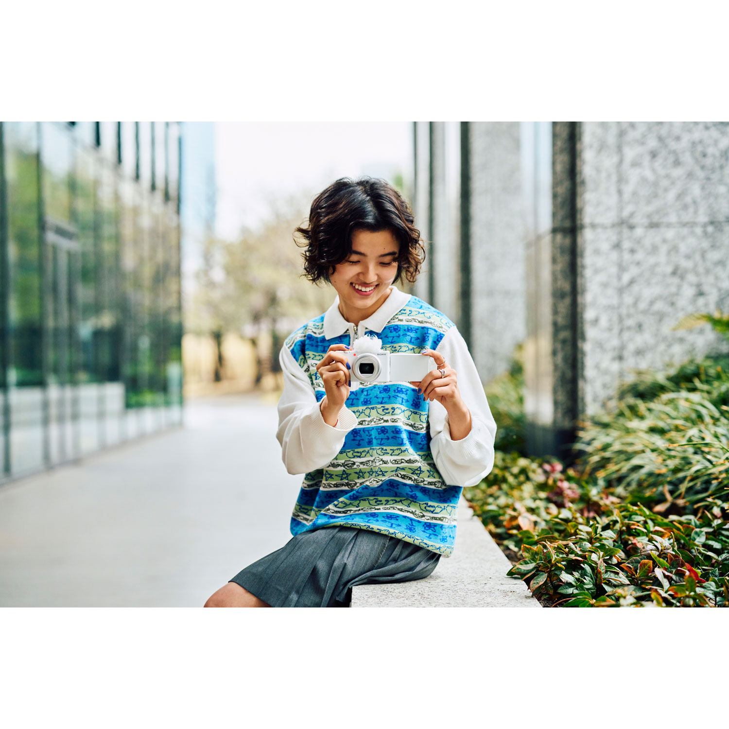 Appareil photo pour création de contenu ZV-1 II de Sony avec objectif 18-50 mm - Blanc