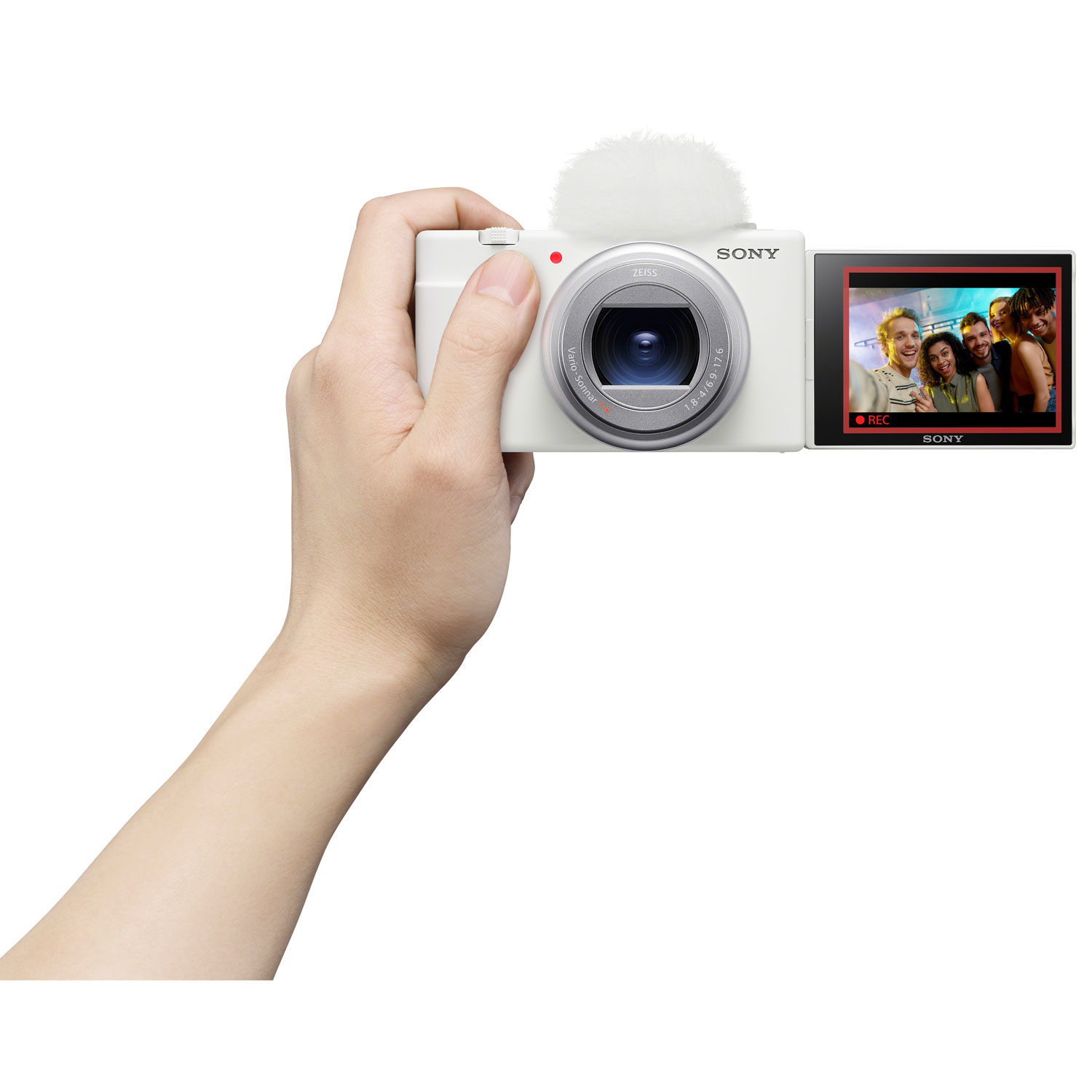 Appareil photo pour création de contenu ZV-1 II de Sony avec objectif 18-50 mm - Blanc