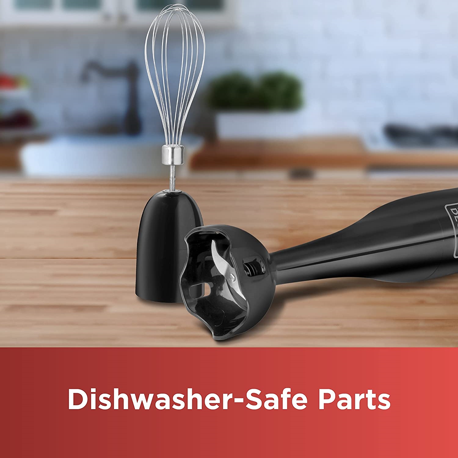 Black + Decker – mélangeur à immersion à 2 vitesses, lame en acier inoxydable, 200 watts, noir