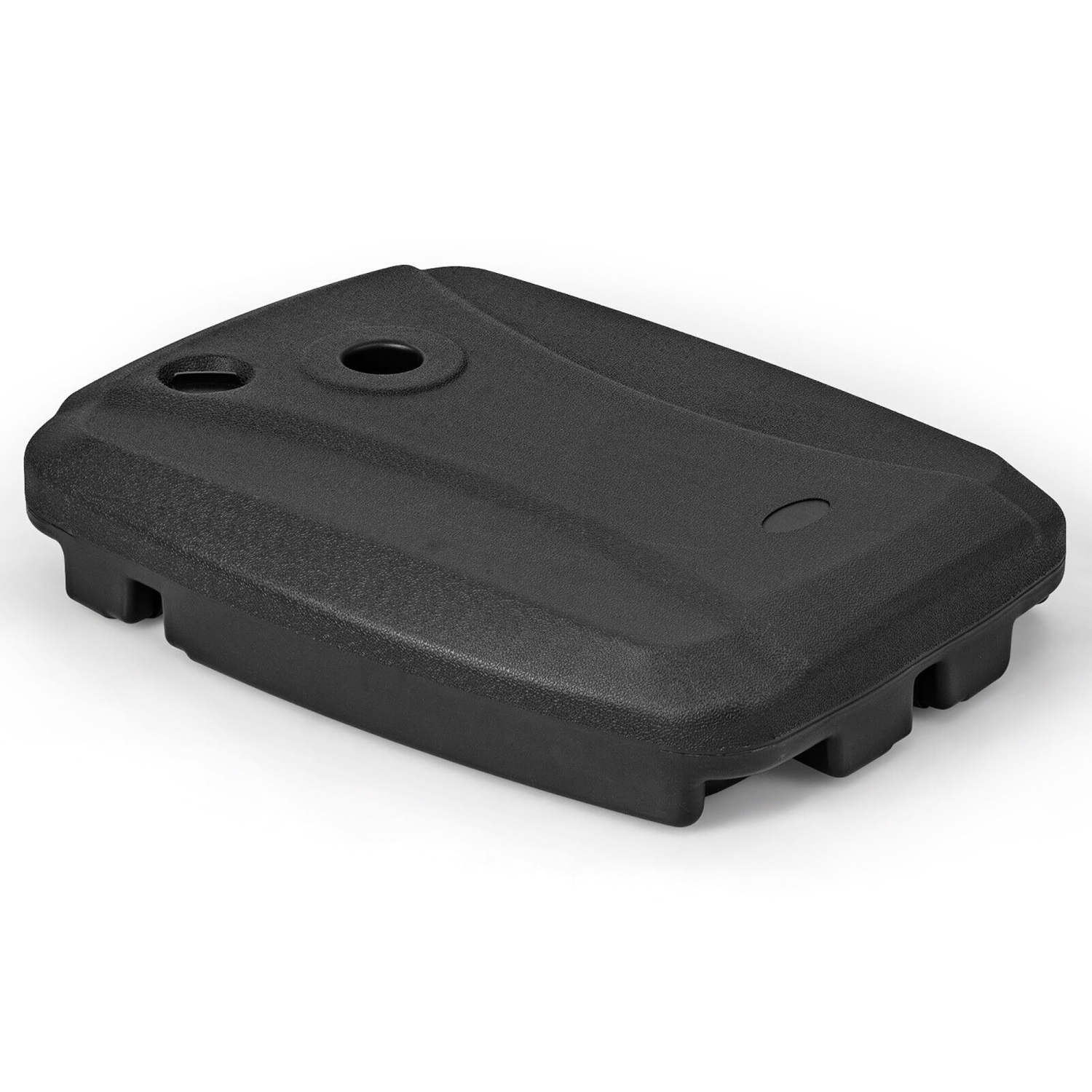 Gymax Patio Cantilever Offset Umbrella Base Stand Heavy Duty Cross Base Wheels Outdoor