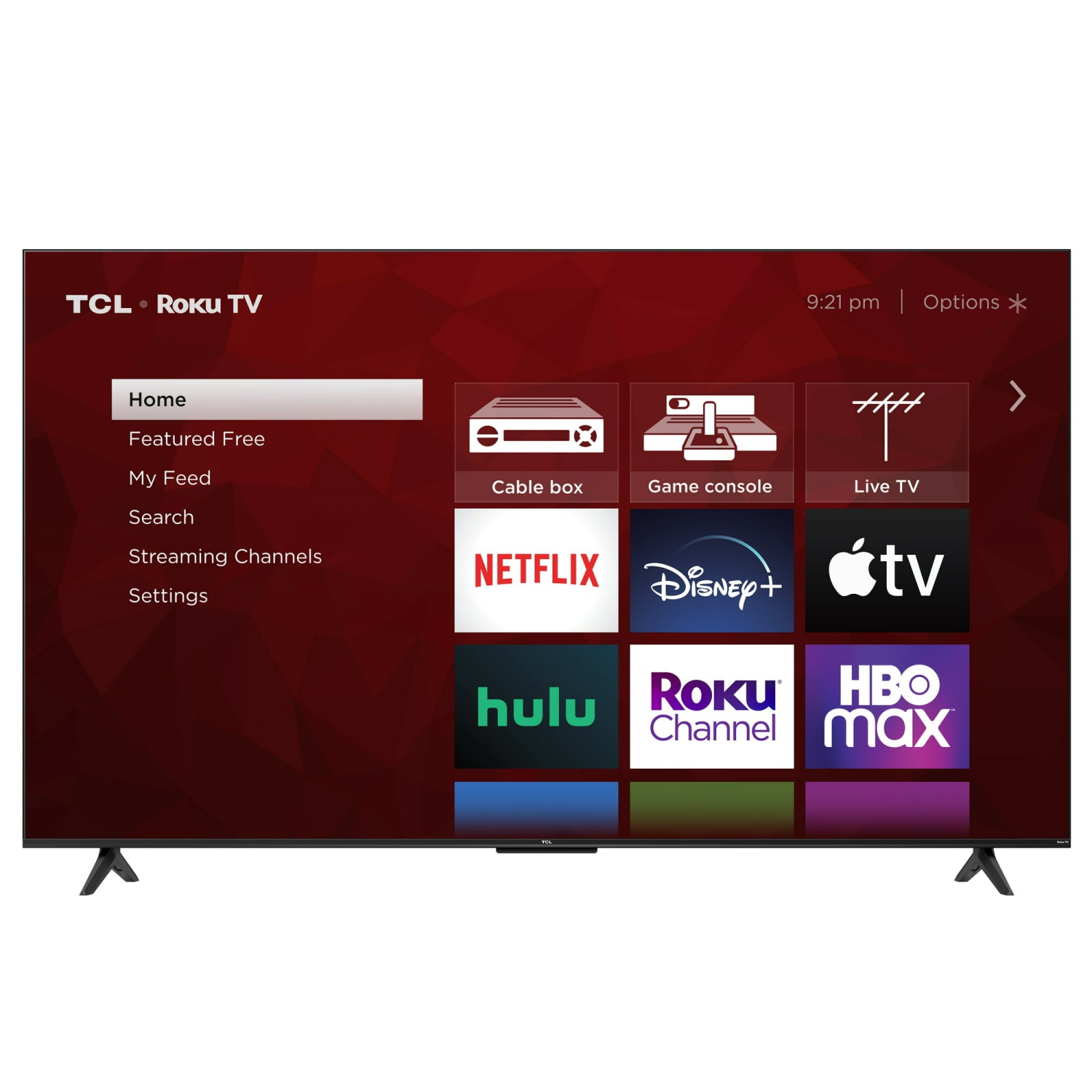 REFURBISHED (GOOD) - TCL 55" Class 4-Series 4K UHD HDR Smart Roku TV (55S41)