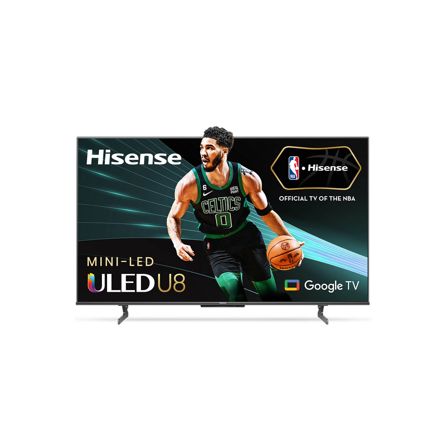 REFURBISHED (GOOD) - Hisense 65 inch 4K Quantum Dot QLED Smart Google TV (65U8H)