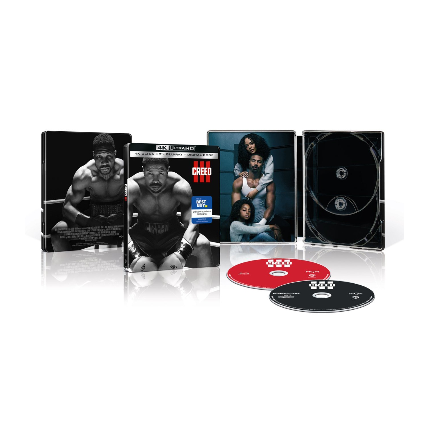 Creed III [SteelBook] [Includes Digital Copy] [4K Ultra HD Blu-ray/Blu-ray]