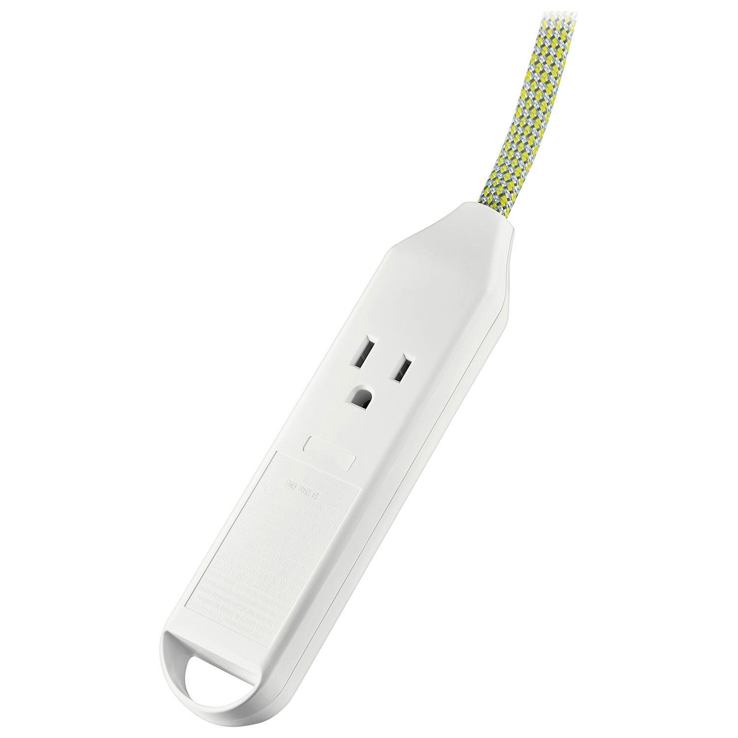 Insignia 6 ft. 3-Outlet 2-USB Power Strip - Green - Only at Best Buy