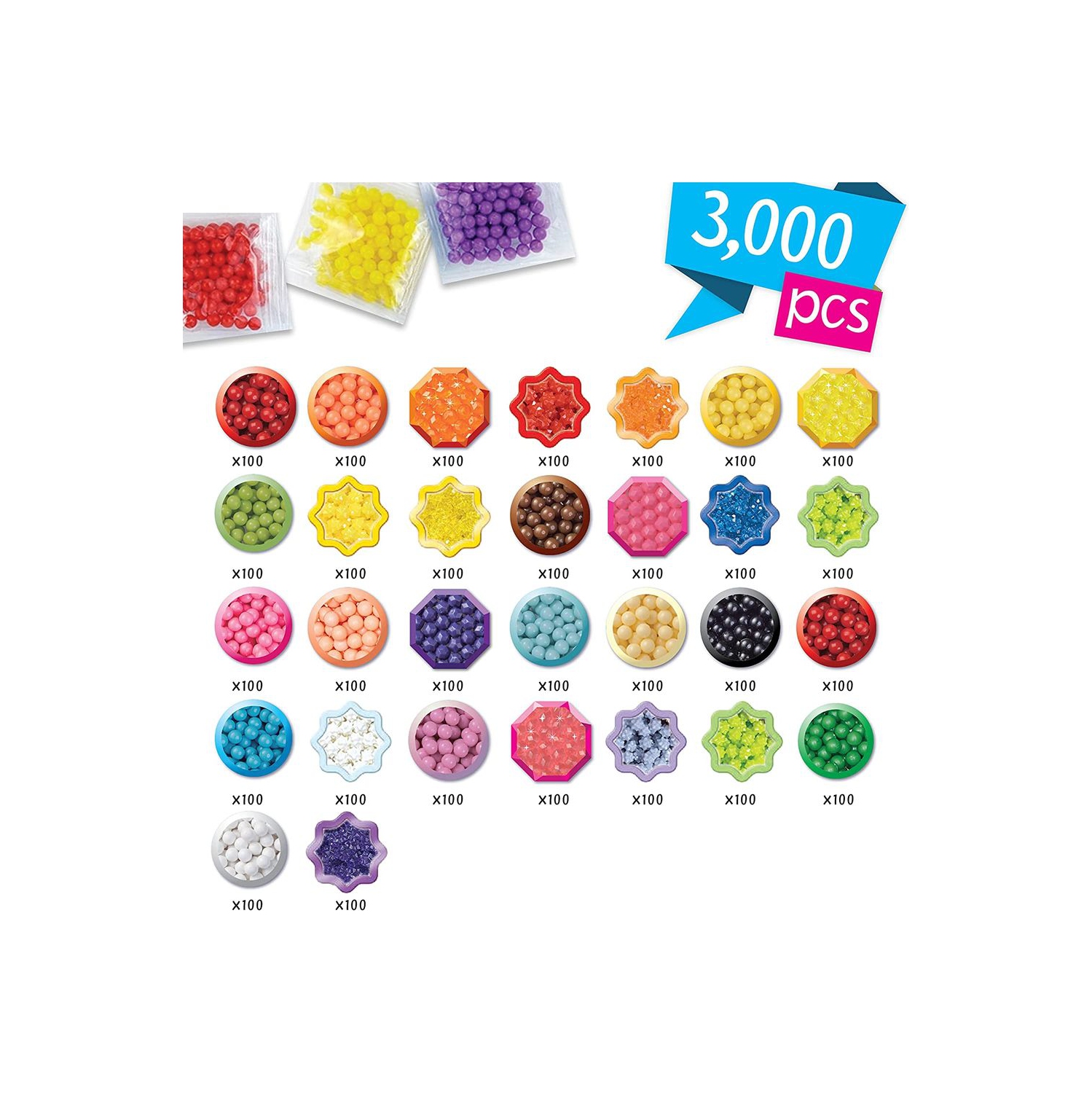 Coffre à billes Mega d'Aquabeads