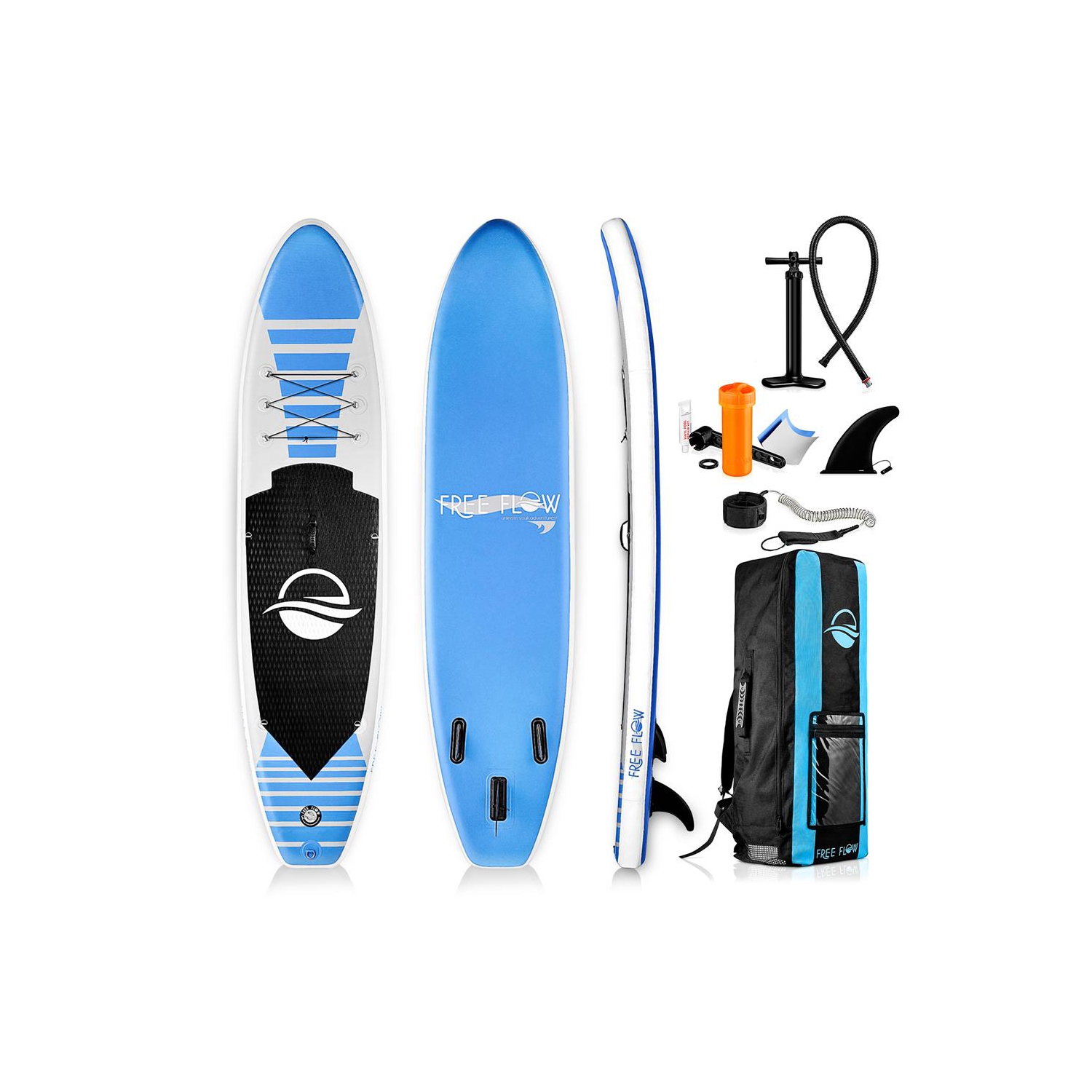 SereneLife Inflatable Stand Up Paddle Board (6 Inches Thick) with Premium  SUP Accessories & Carry Bag, Wide Stance, Bottom Fin for Paddling, Surf  Control, Non-…