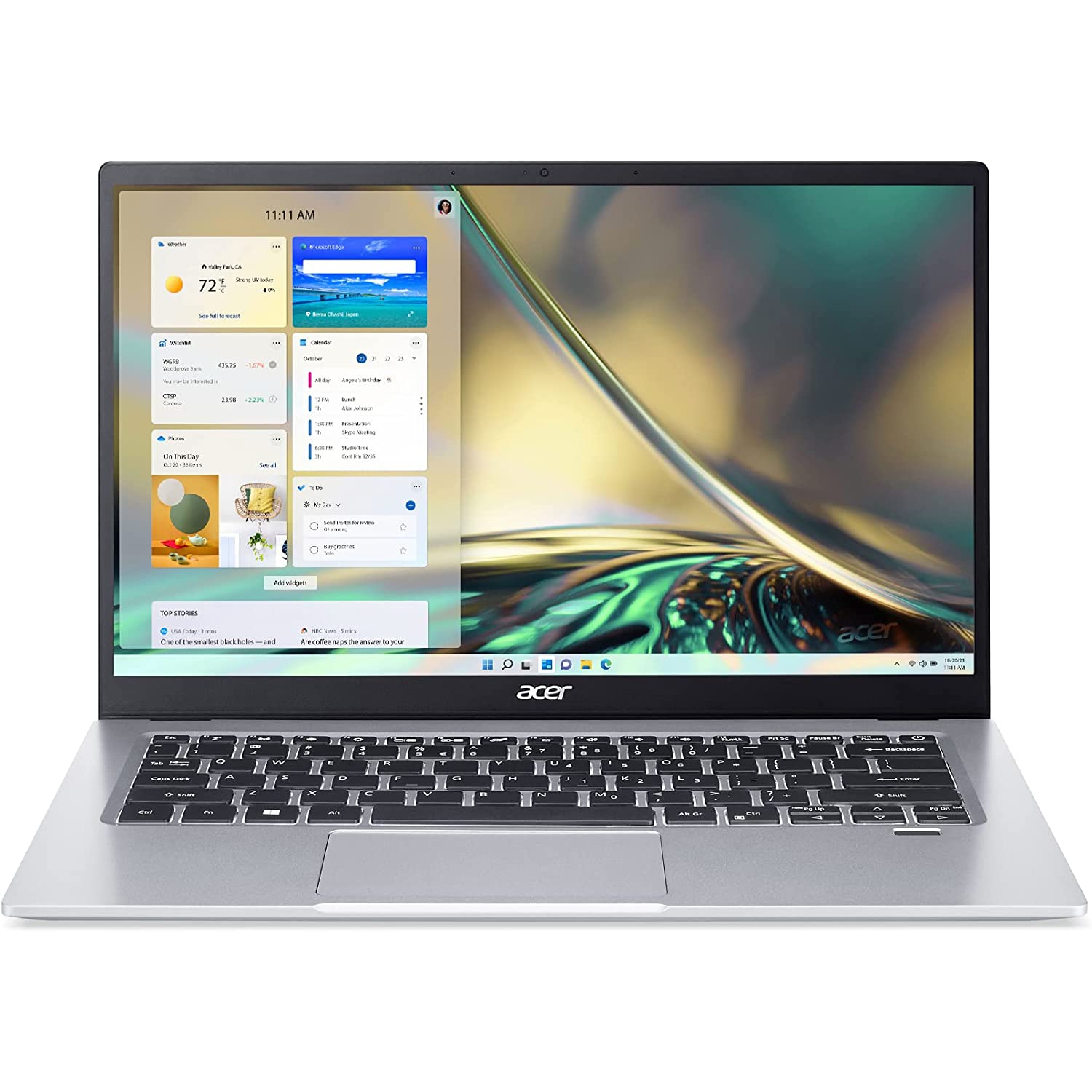 Acer 14” Swift 1 notebook (Intel N4500/4Gb/128Gb eMMC/Win11 S) - Refurbished (Excellent) w/ 1 Year Warranty