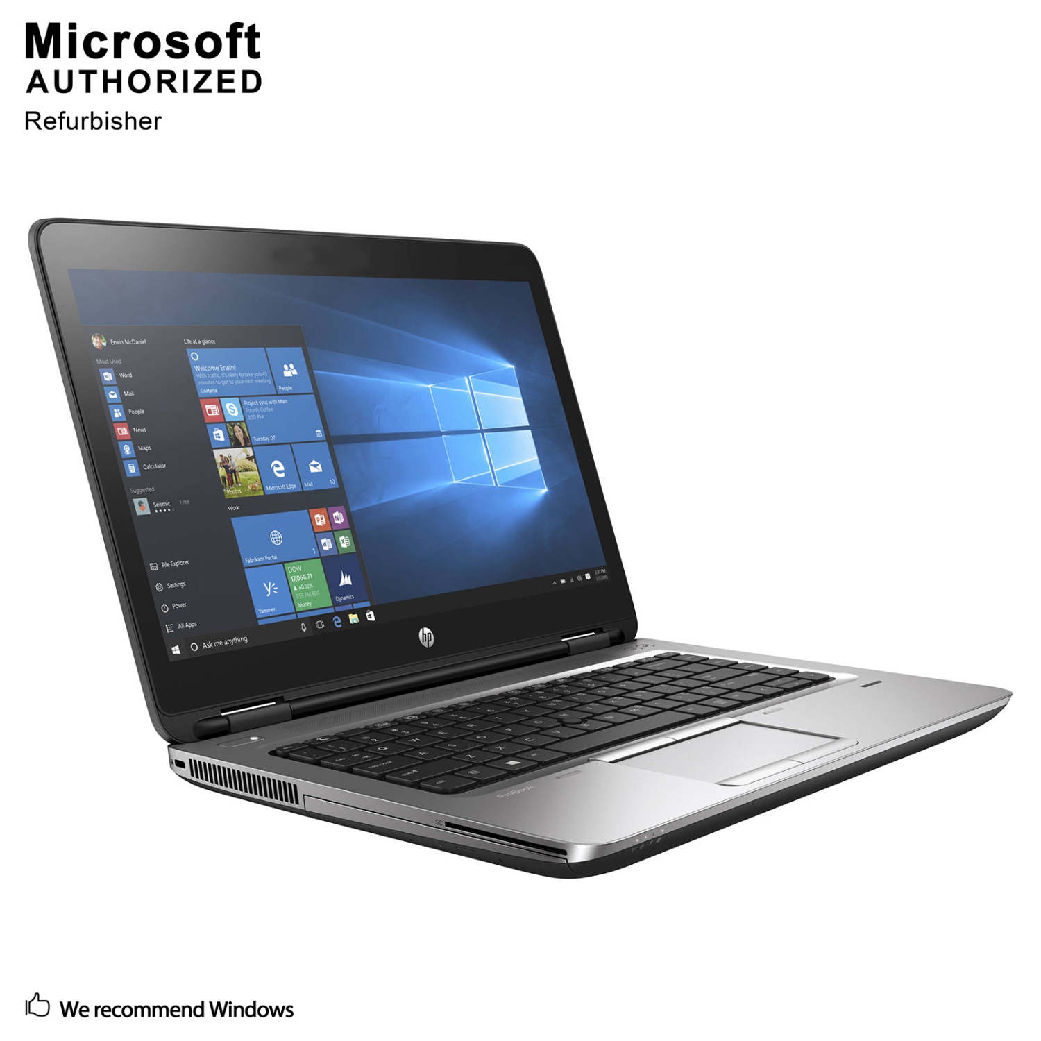 HP PROBOOK 640 G3 14" Business Laptop, Intel Core I5-7200U 2.5GHZ, 16G DDR4, 512G SSD, Windows 10 Pro 64 Bit-Multi-Language Supports English/Spanish/French-Refurbished