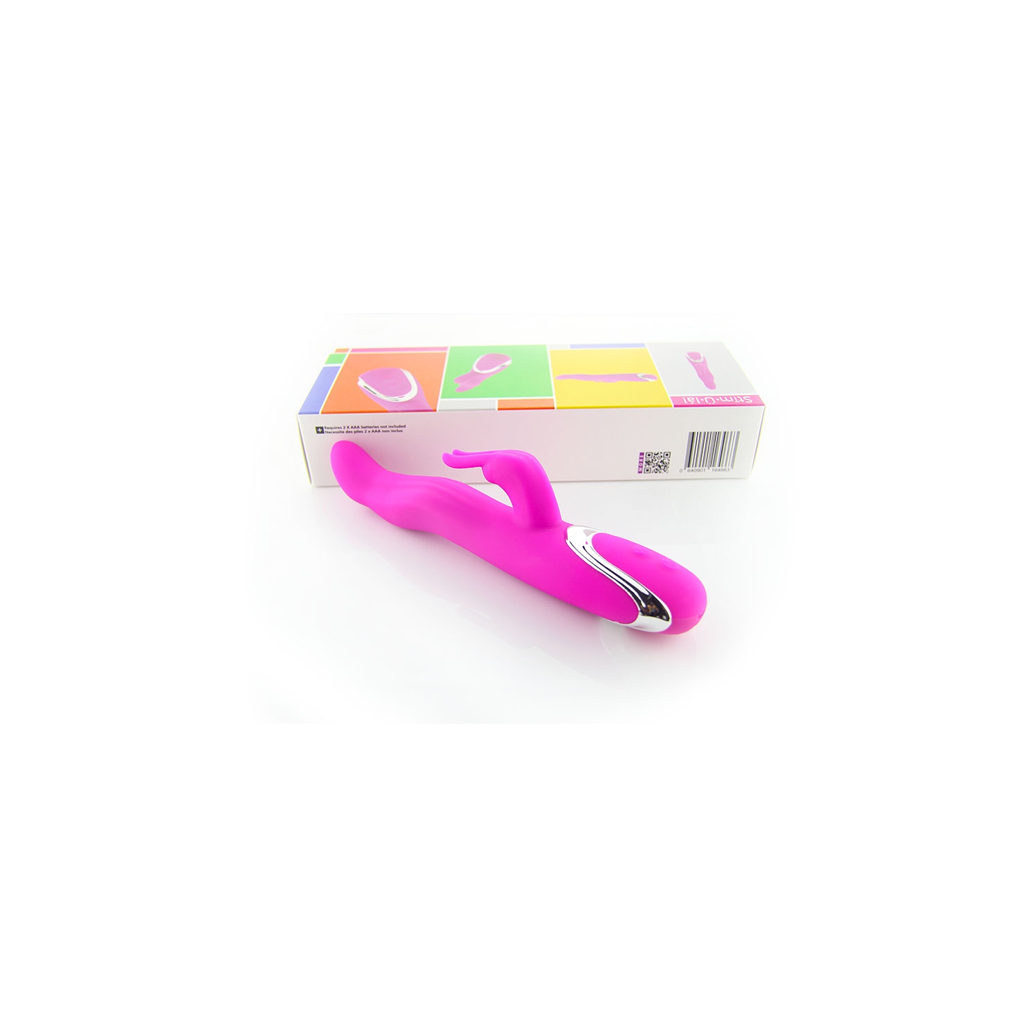 Stimula G-Statim - le luxueux vibreur personnel professionnel de luxe Original 7 fonctions & Intensity double stimulateur pour Clitorial & G-Spot -