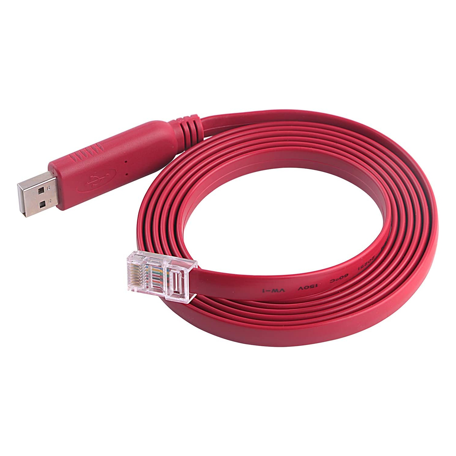 FTDI USB to Rs232 Serial Rj45 Console Rollover Cable for Cisco Huawei TP-Link Routers to Connect Laptop PC Support