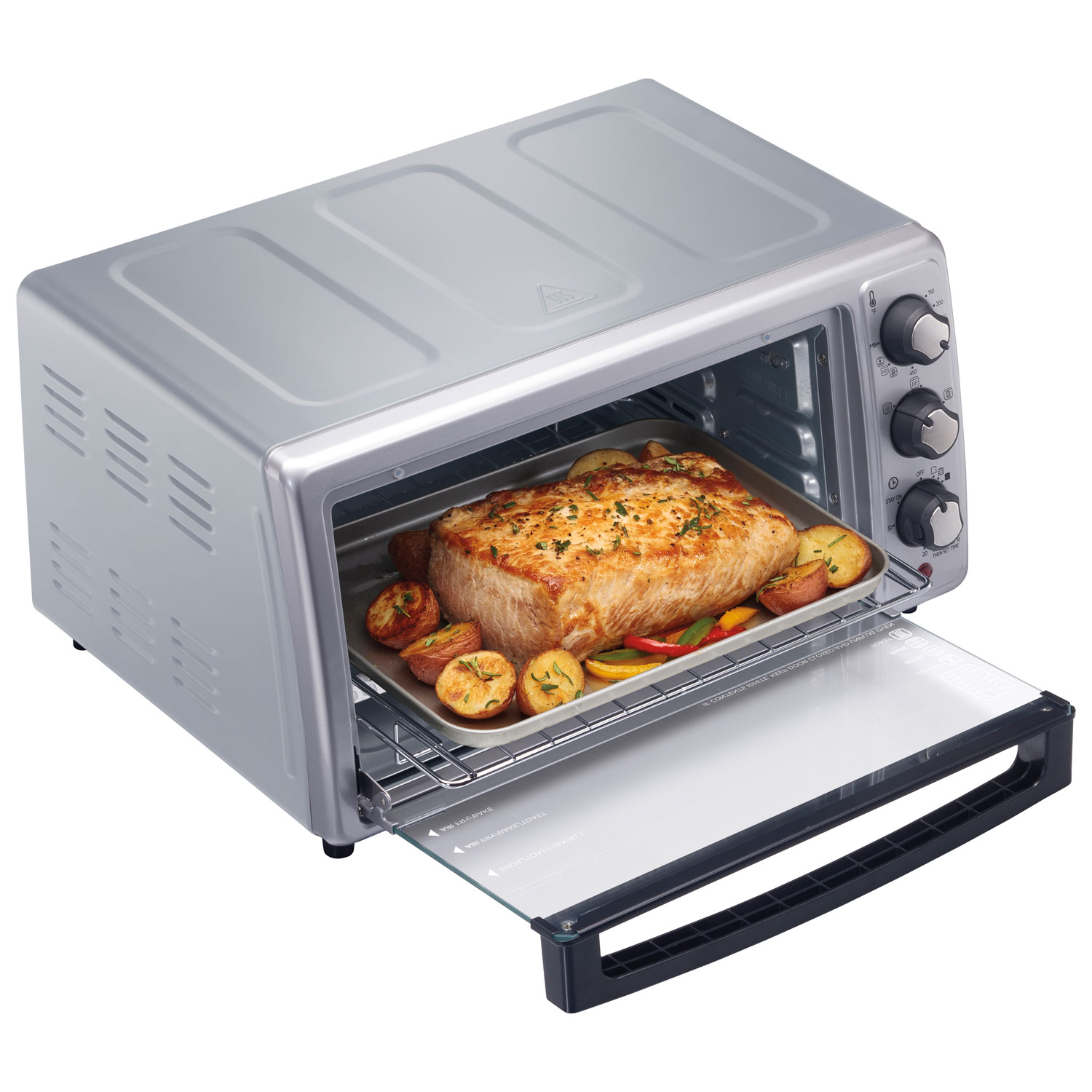 Hamilton Beach Sure-Crisp Air Fryer Toaster Oven - 0.7 Cu.Ft./19.8L - Stainless Steel