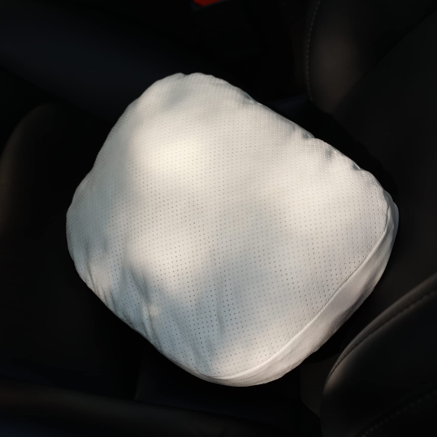 Coussin cervical de voiture 2pcs pour Tesla Model S/3/X/y Accessoires  Support de cou coussin de siège Tesla coussin d'appui-tête 2016-2023 Blanc