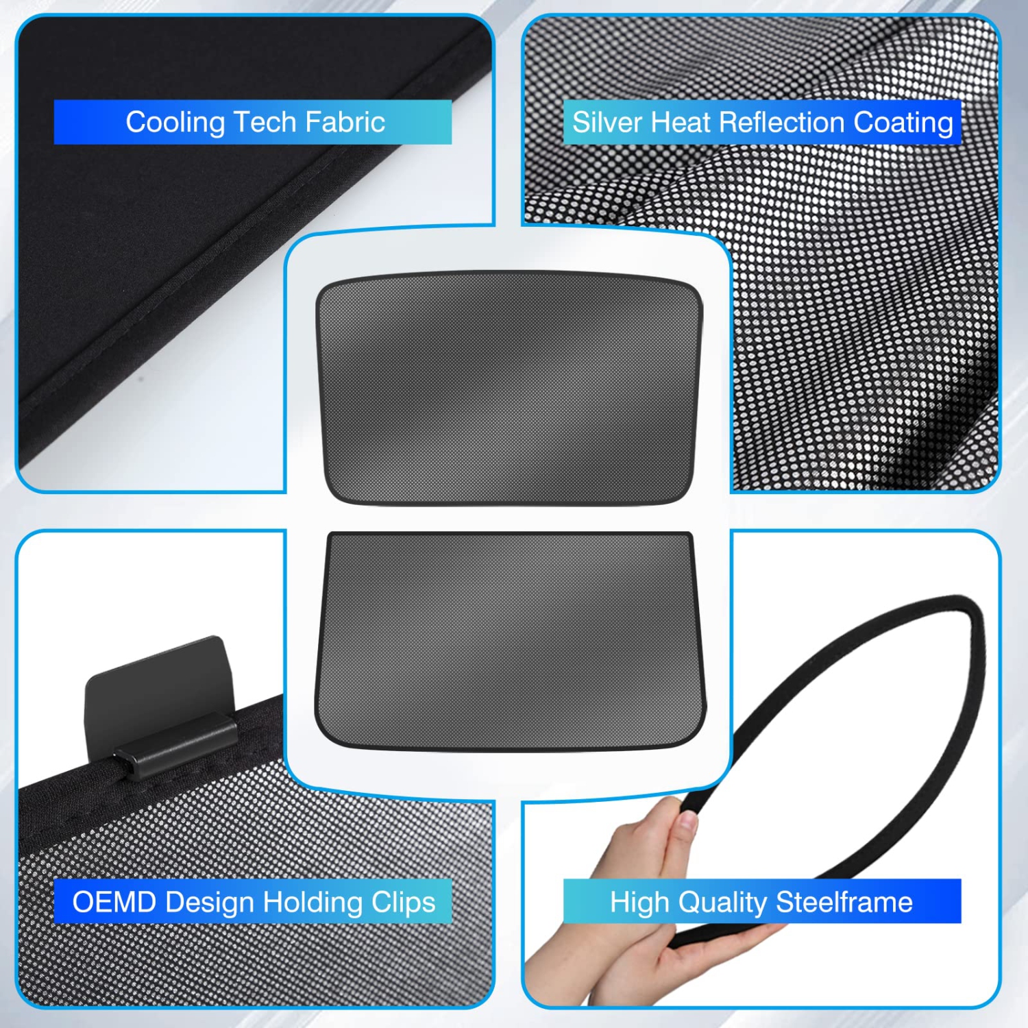 Tesla Model 3 Roof Sunshade, Sunroof Shade Sunshade Roof for Tesla Model 3 Accessories 2023-2020, Black