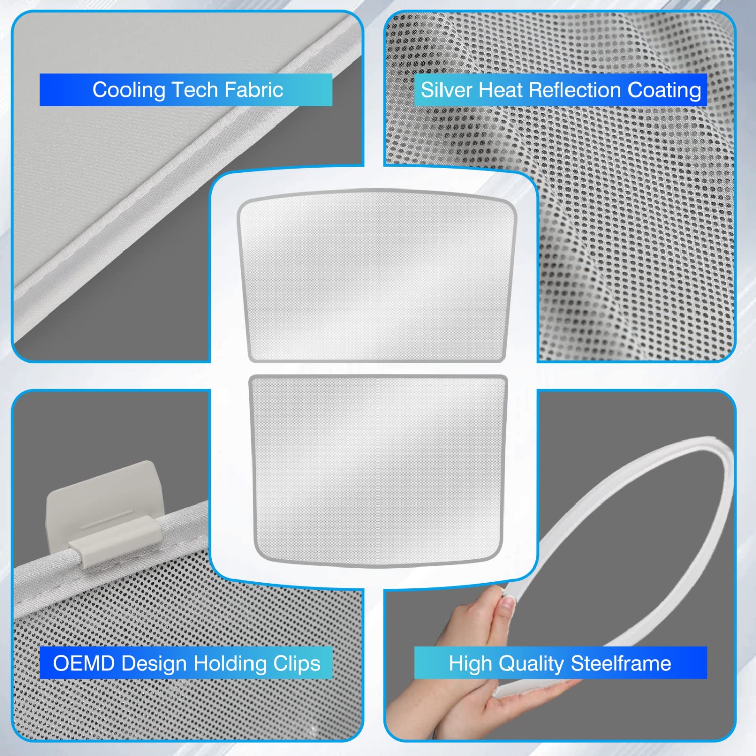 Tesla Model Y Sunshade Roof Sunroof Shade for Tesla Model Y Accessories 2023-2020, Beige