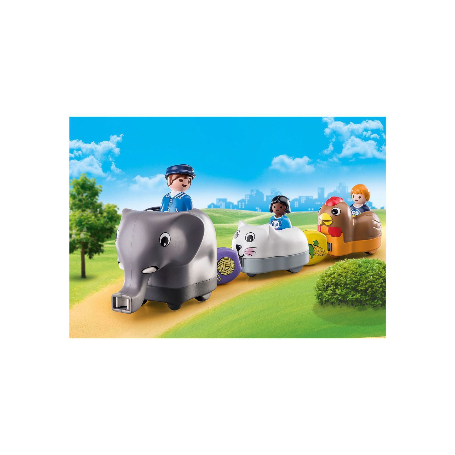 1,2.3 : Le train des animaux