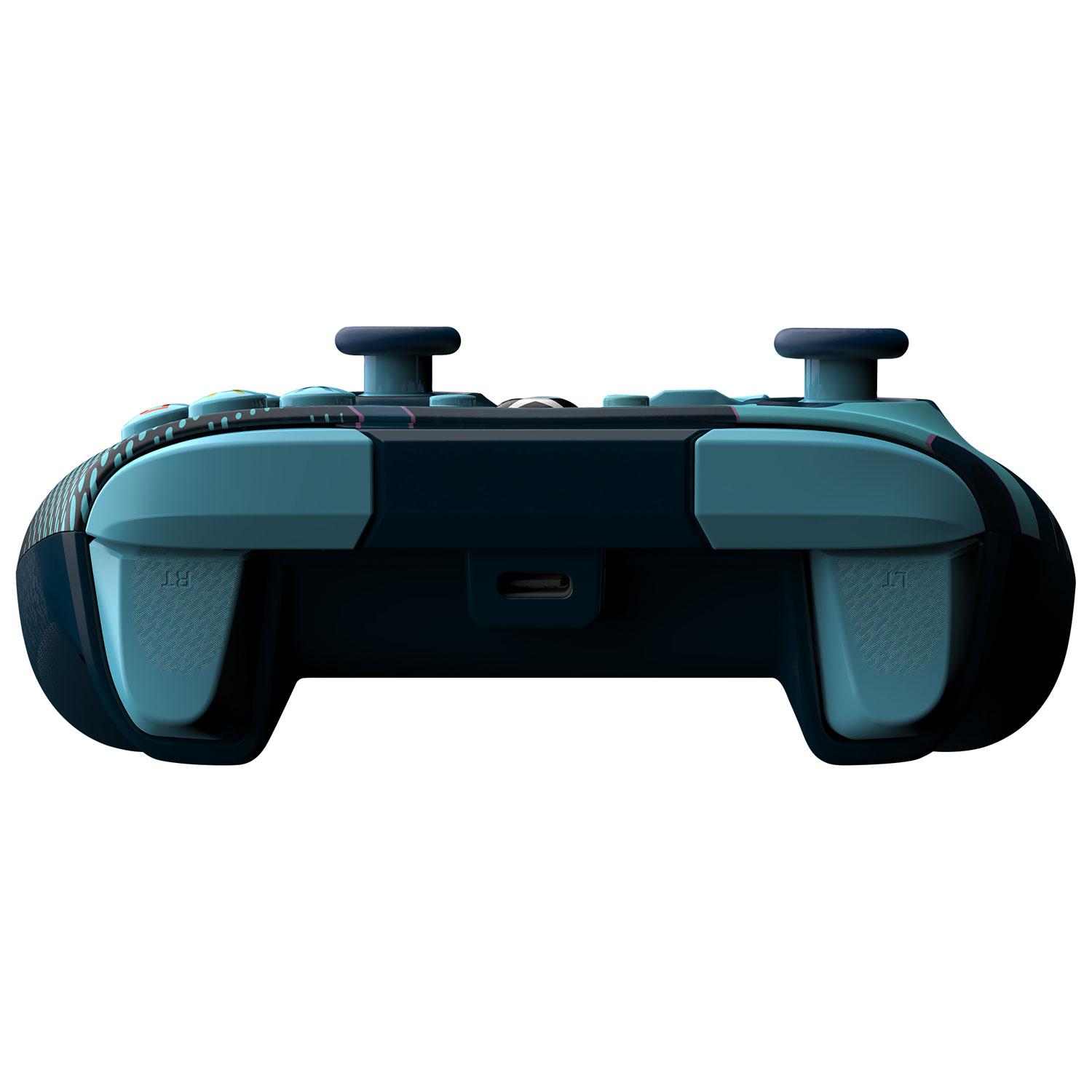 Manette avec fil REMATCH Glow de PDP pour Xbox Series X/S/Xbox One/PC - Bleu