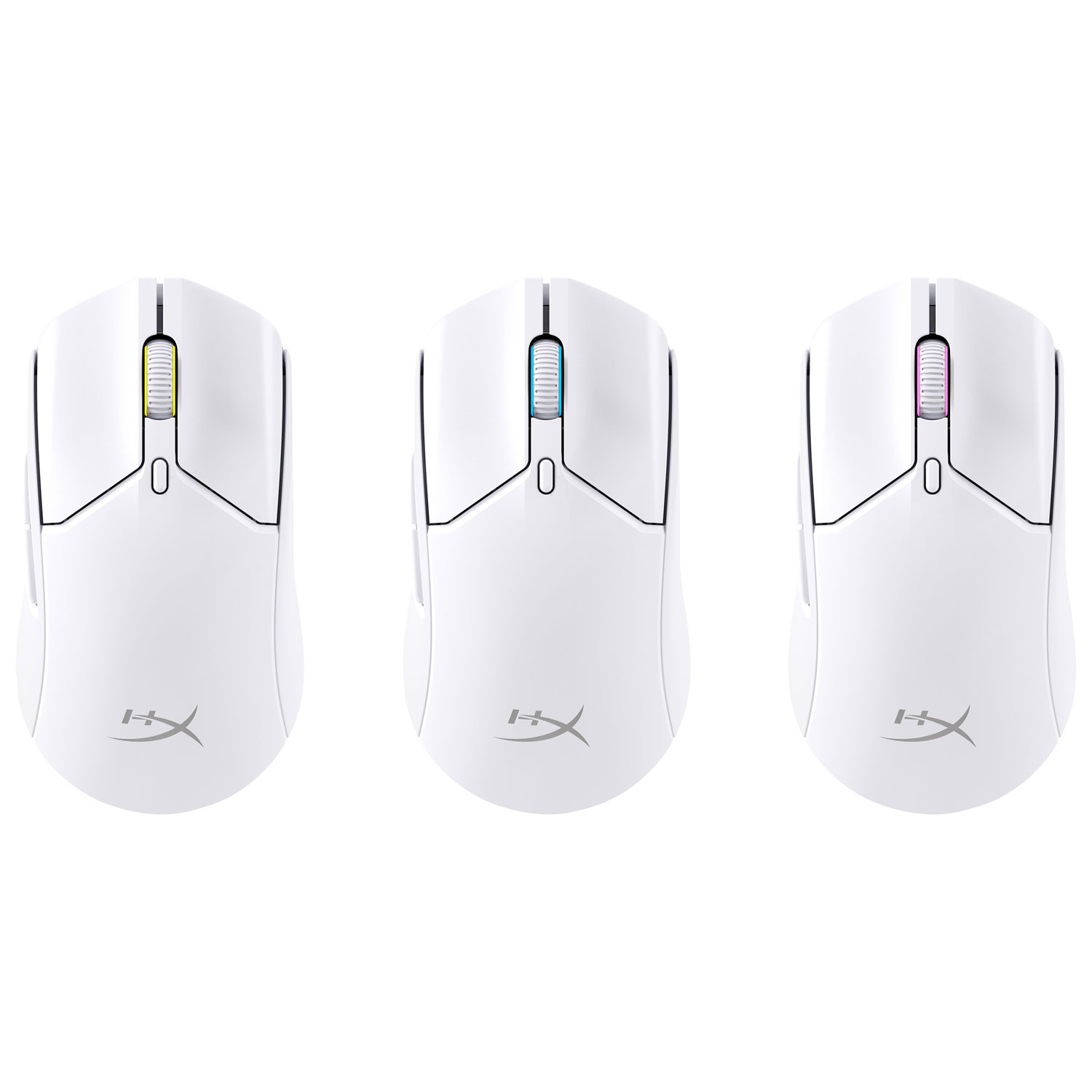 Souris de jeu sans fil de 26 000 ppp Pulsefire Haste 2 6N0A9AA de HyperX - Blanc