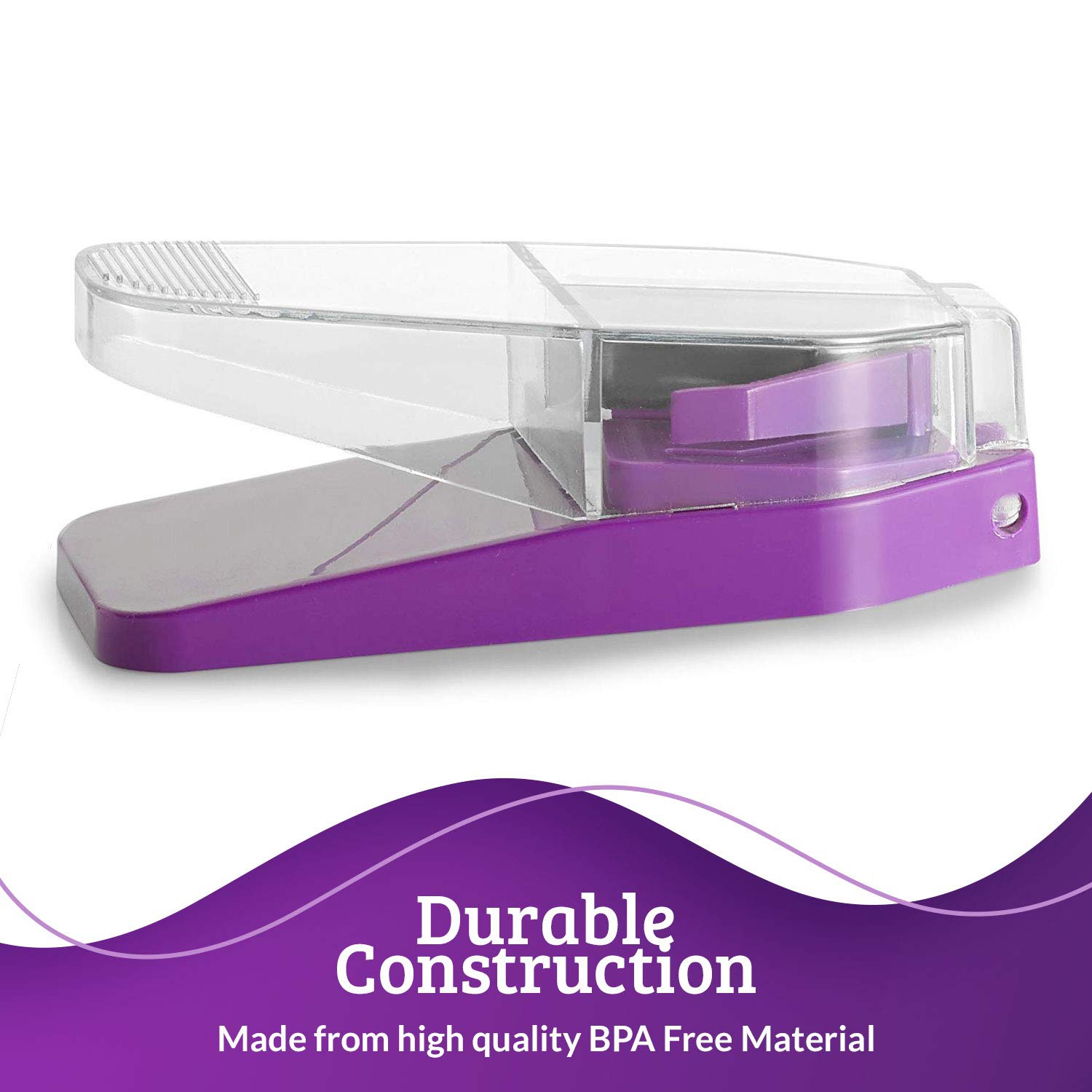 Pill Splitters and Pill Cutters - with V- Grip for Big and Small Medications - Easily Cut Pills, Splitter | Cutter and Crusher with Pill Holder Case