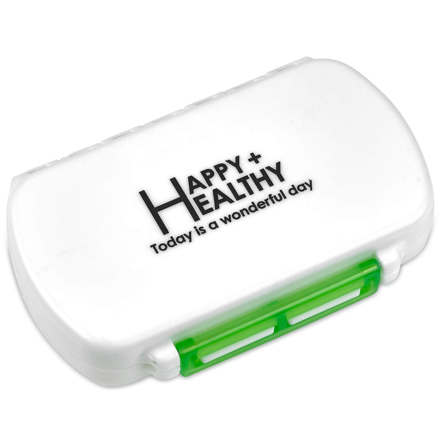 Pill Boxes- Pack of 2 Waterproof Medicine Pill Holder Cases, BPA-Free Daily Tablet Holder Storage Organizer Dispenser for Medications, Supplements by